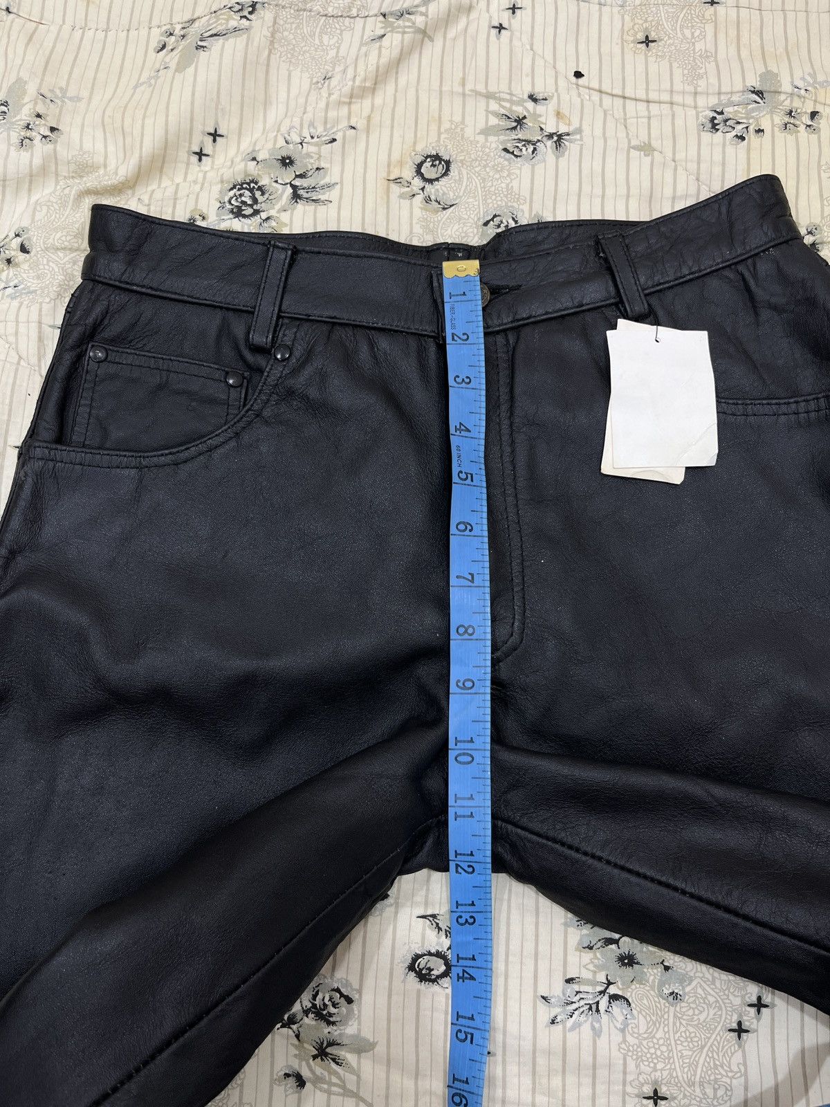 Genuine Leather (Mmmm). HORN WORKS LEATHER PANTS Size US 30 / EU 46 - 18 Thumbnail
