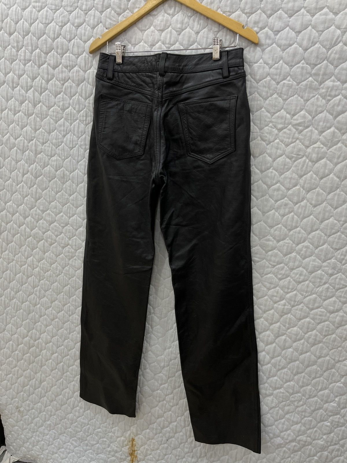 Genuine Leather (Mmmm). HORN WORKS LEATHER PANTS Size US 30 / EU 46 - 4 Thumbnail