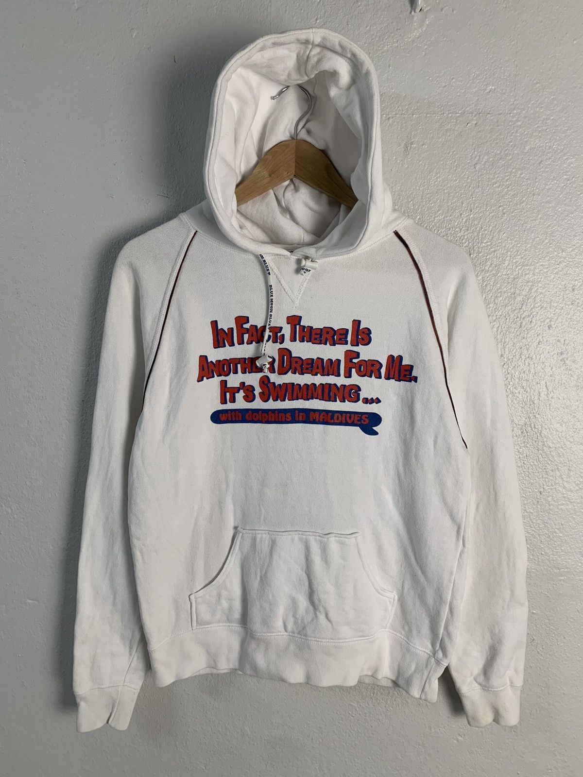 Japanese Brand Blue Moon Blue Surfing Hoodie Size US S / EU 44-46 / 1 - 8 Thumbnail