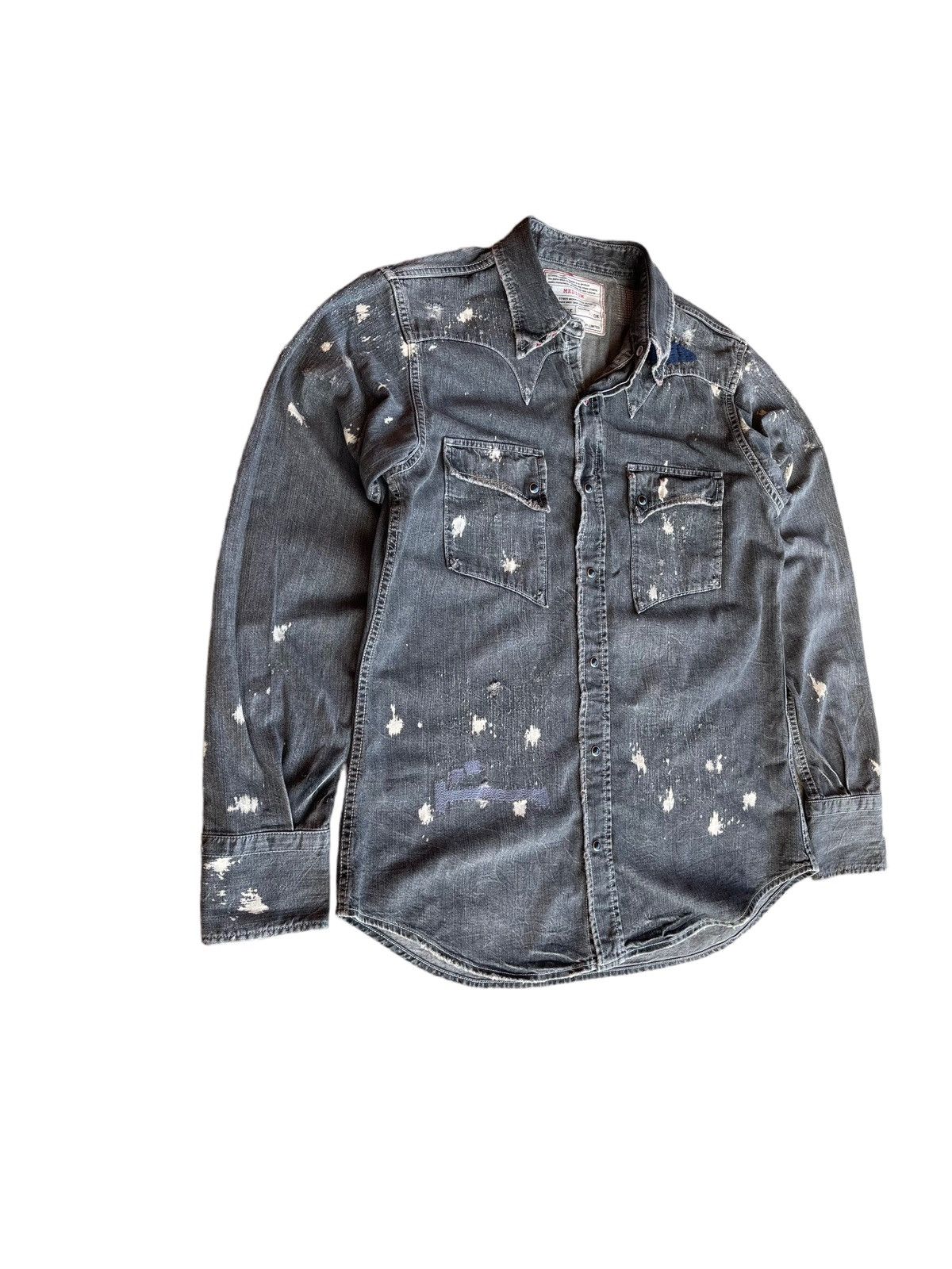 Edwin Vintage Edwin Chambray Distressed Button Inspired Kapital Size US S / EU 44-46 / 1 - 4 Thumbnail