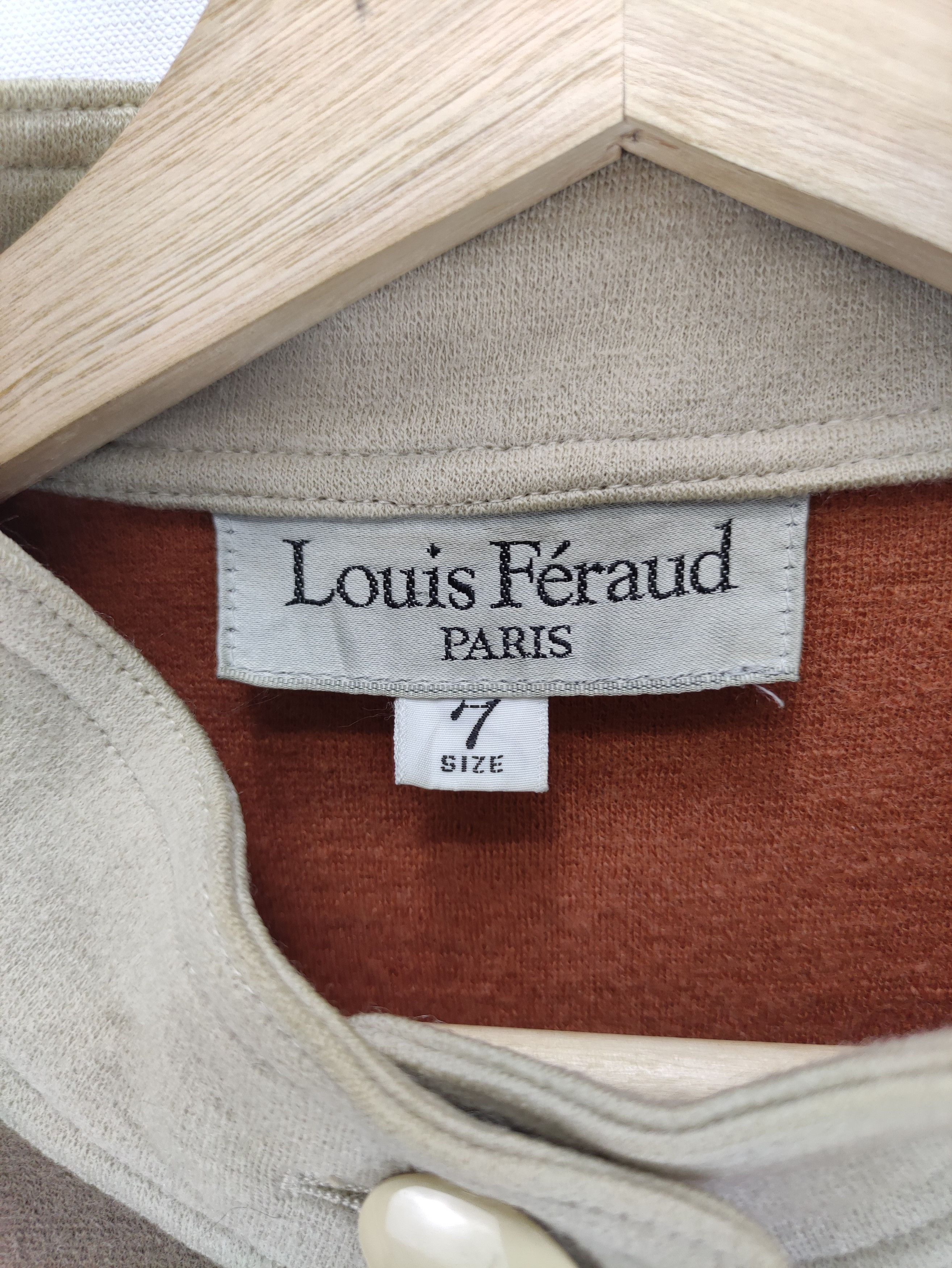 Louis Feraud Vintage Louis Feraud Paris Wool Block Colour Jacket Zipper Size M / US 6-8 / IT 42-44 - 3 Thumbnail