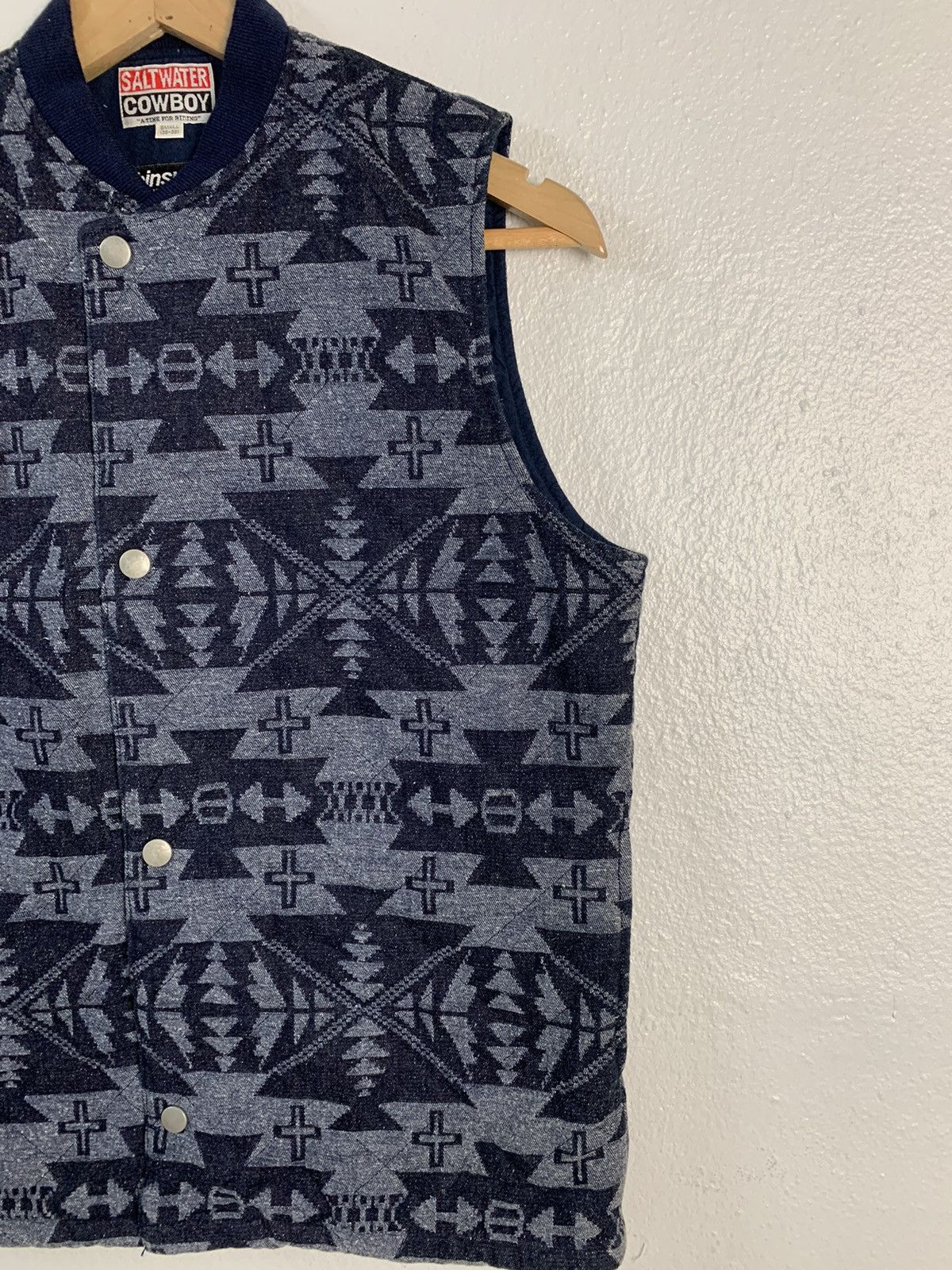 Japanese Brand Japanese Brand Saltwater Cowboy Aztech Vest Size US S / EU 44-46 / 1 - 2 Thumbnail