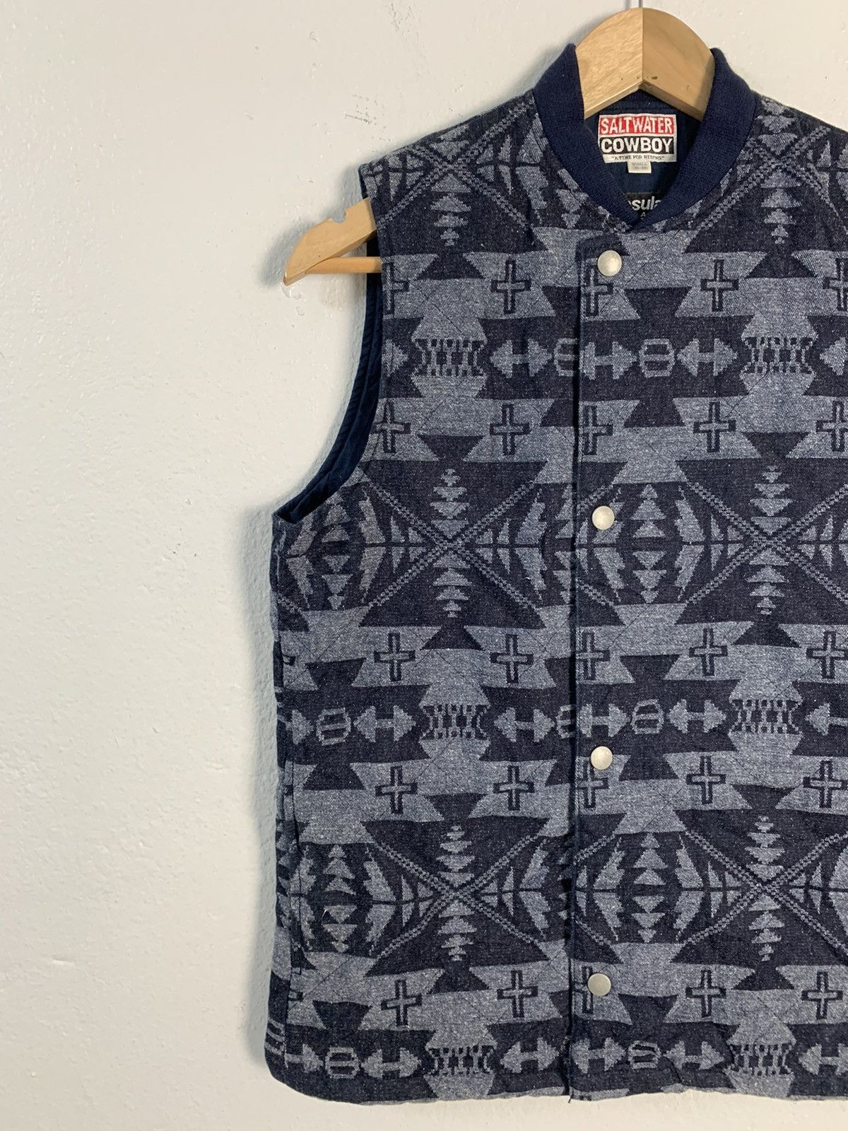 Japanese Brand Japanese Brand Saltwater Cowboy Aztech Vest Size US S / EU 44-46 / 1 - 3 Thumbnail