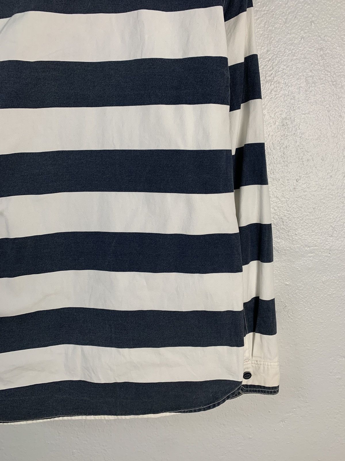 Japanese Brand Houston & Co Stripe Shirt Size US M / EU 48-50 / 2 - 9 Thumbnail
