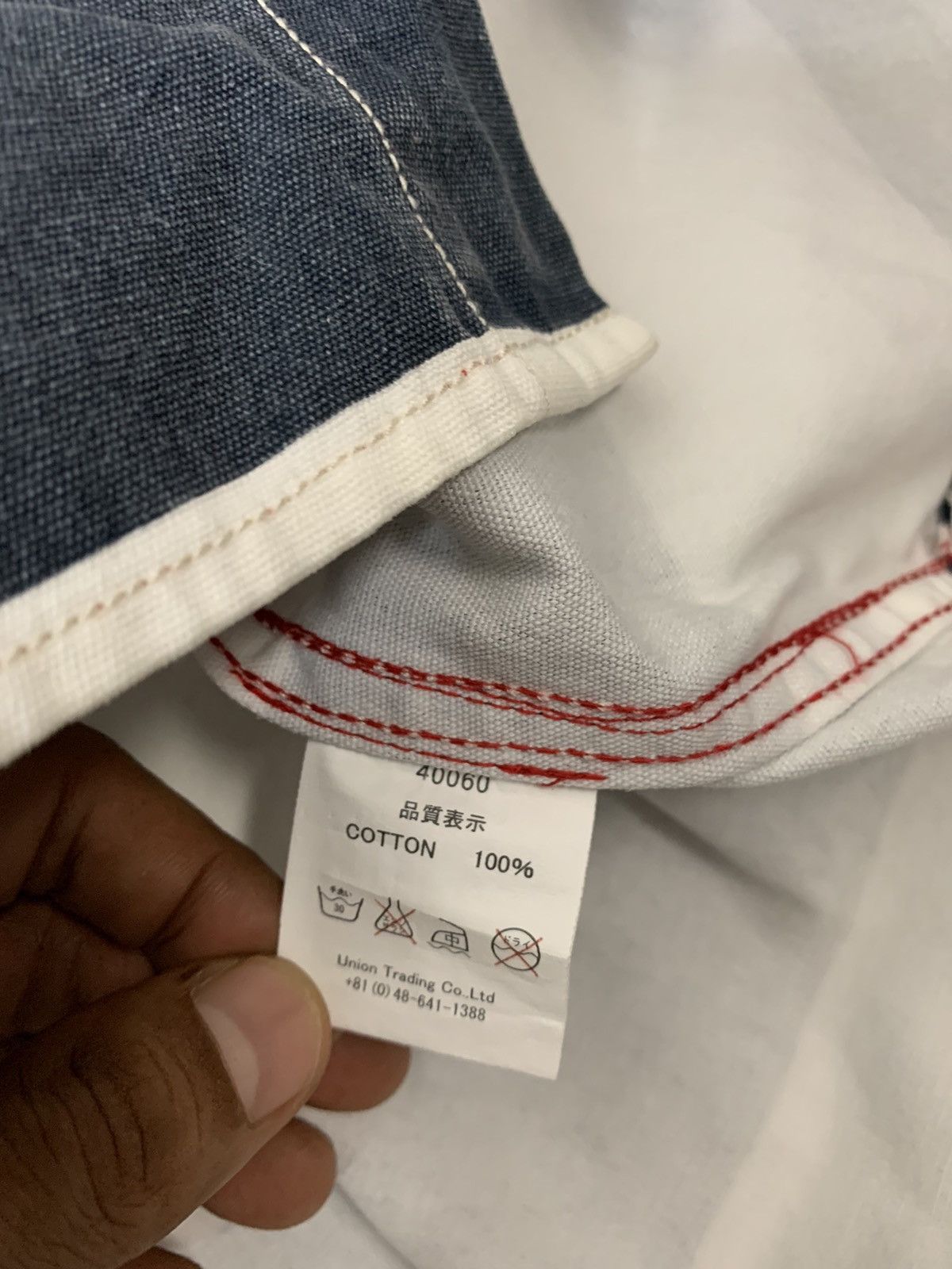 Japanese Brand Houston & Co Stripe Shirt Size US M / EU 48-50 / 2 - 7 Thumbnail