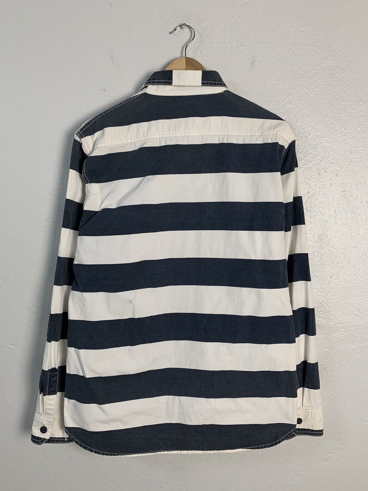 Japanese Brand Houston & Co Stripe Shirt Size US M / EU 48-50 / 2 - 8 Thumbnail