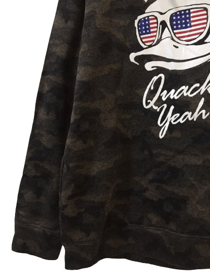 Japanese Brand B One Soul Duck Quack Yeah Camo Hoodie Size US L / EU 52-54 / 3 - 3 Thumbnail