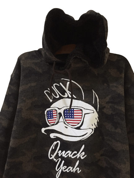 Japanese Brand B One Soul Duck Quack Yeah Camo Hoodie Size US L / EU 52-54 / 3 - 4 Thumbnail