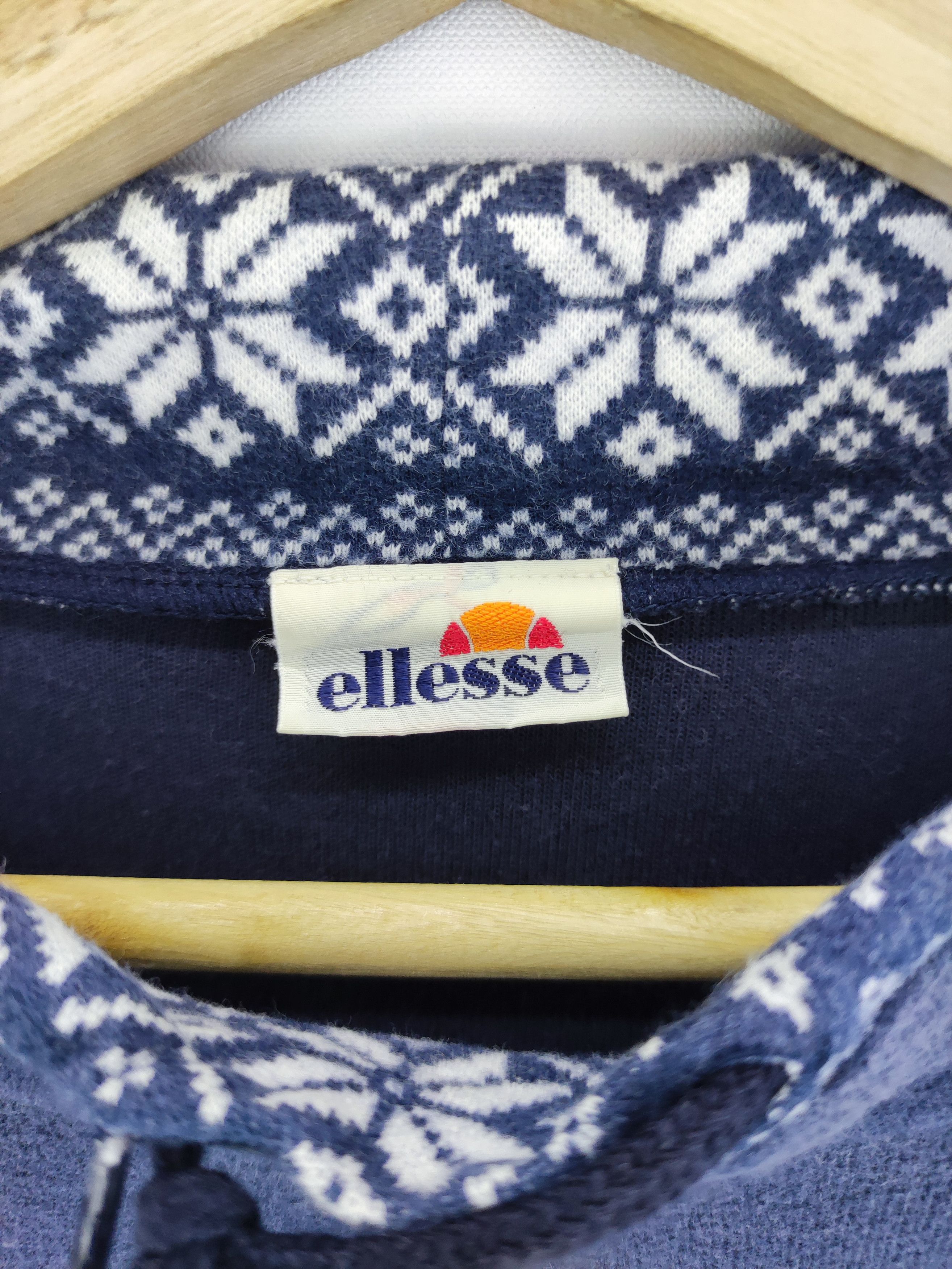 Ellesse Vintage Ellesse Sweater Embroidered Logo Long Sleeve Size US M / EU 48-50 / 2 - 2 Thumbnail