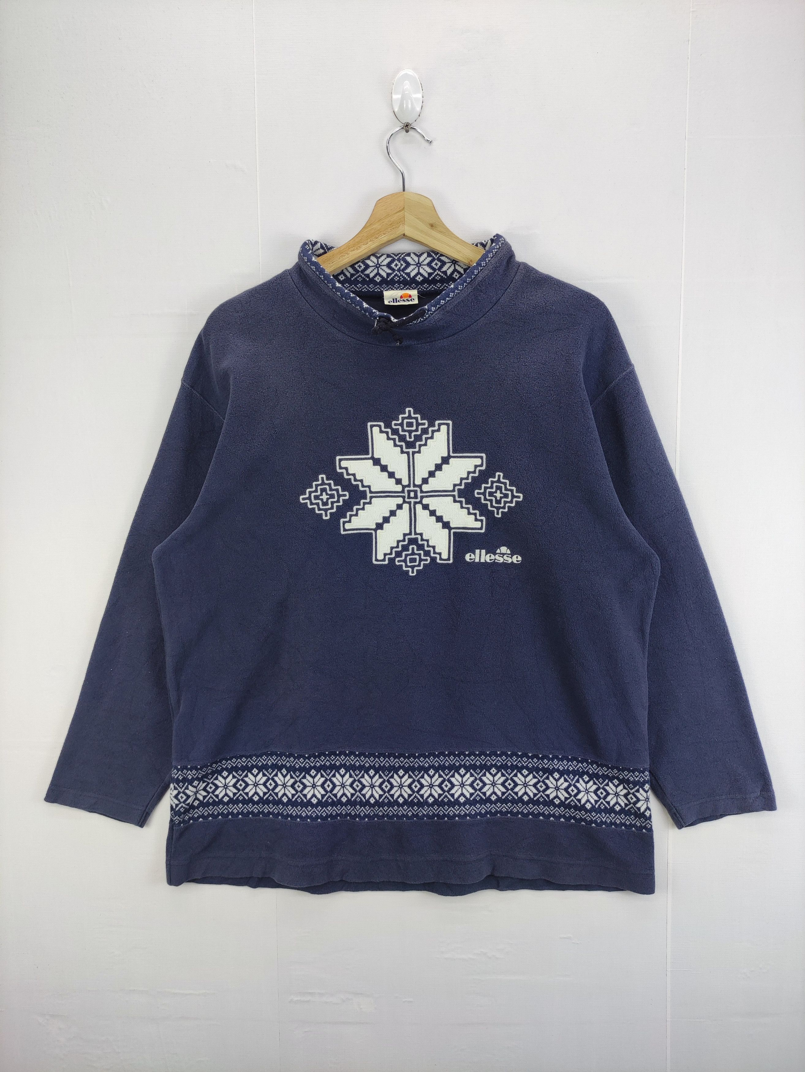 Ellesse Vintage Ellesse Sweater Embroidered Logo Long Sleeve Size US M / EU 48-50 / 2 - 1 Thumbnail
