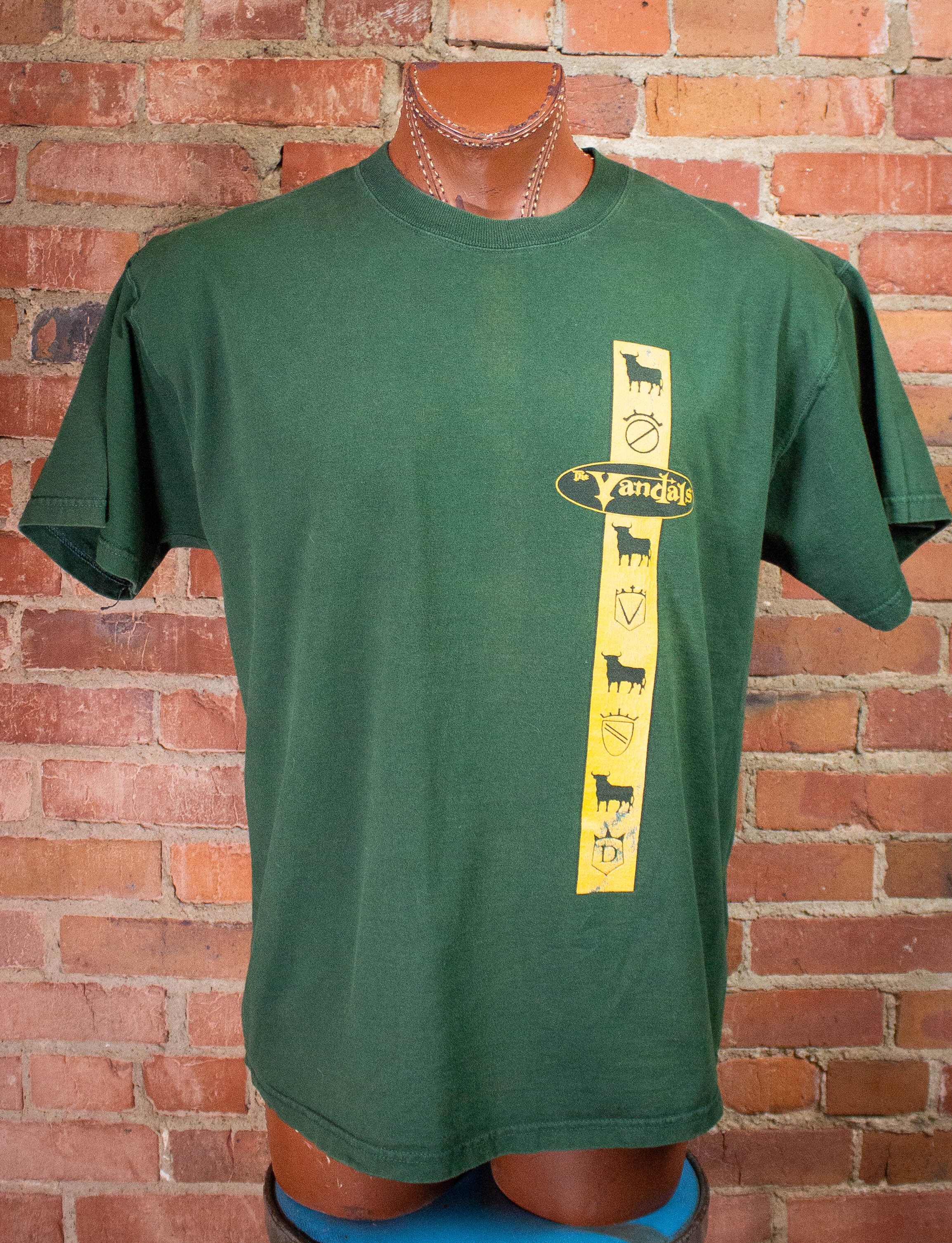 Vintage Vintage The Vandals Vertical Bull T-Shirt 2000s Green XXL Size US XXL / EU 58 / 5 - 1 Preview