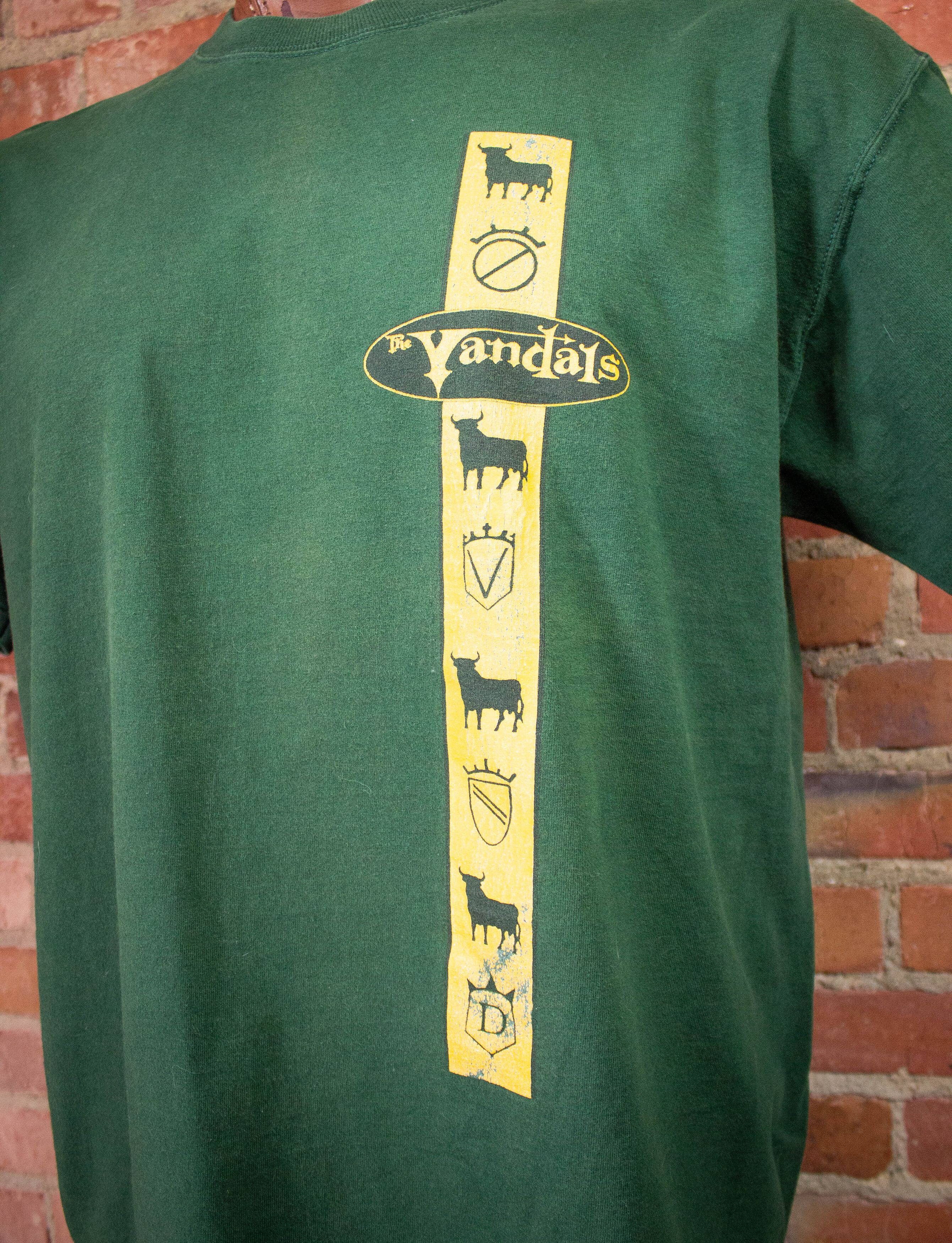 Vintage Vintage The Vandals Vertical Bull T-Shirt 2000s Green XXL Size US XXL / EU 58 / 5 - 4 Thumbnail