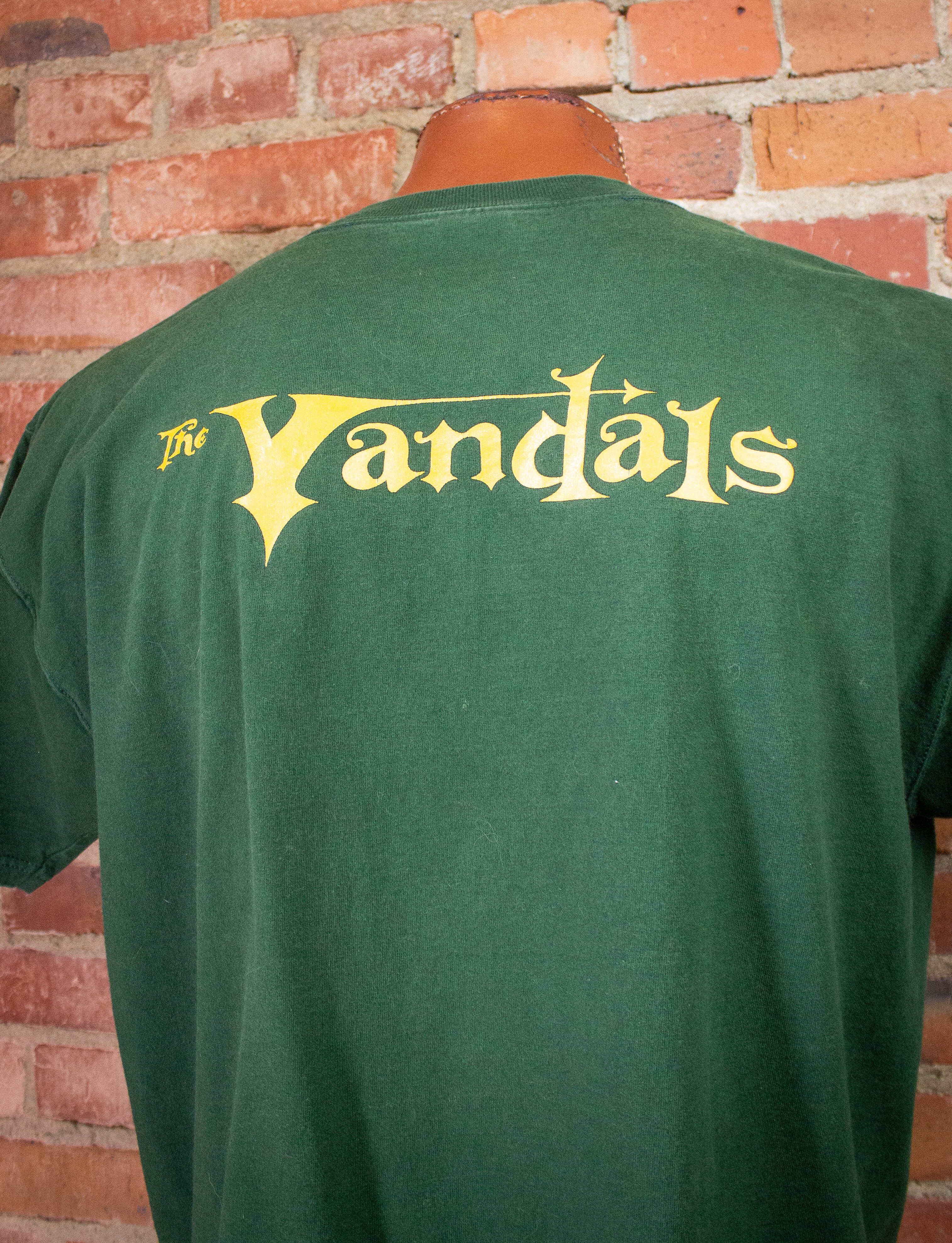 Vintage Vintage The Vandals Vertical Bull T-Shirt 2000s Green XXL Size US XXL / EU 58 / 5 - 3 Thumbnail