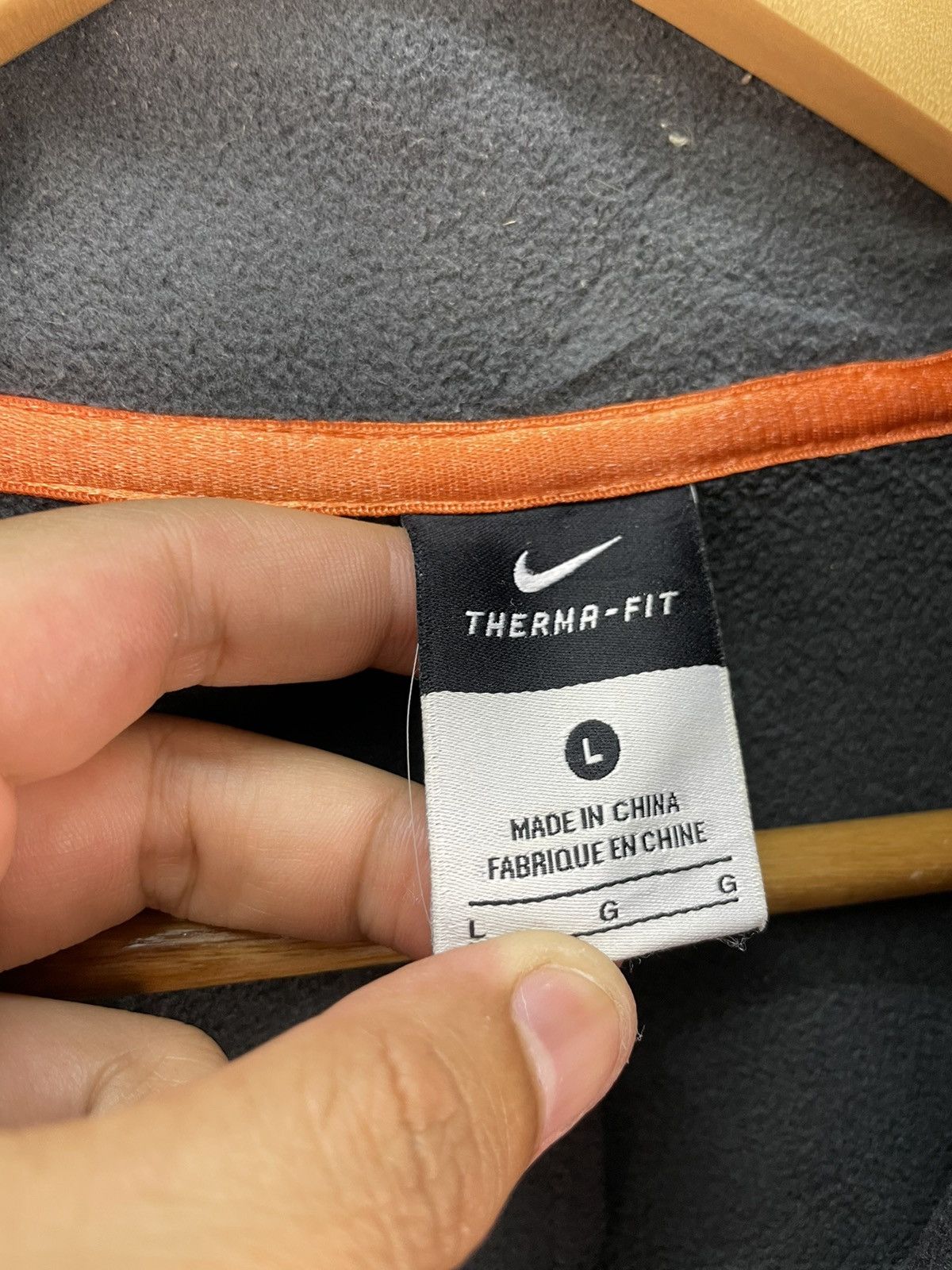 Nike Nike Fleece Jacket Therma-Fit Colorblock Grey Size US L / EU 52-54 / 3 - 4 Thumbnail