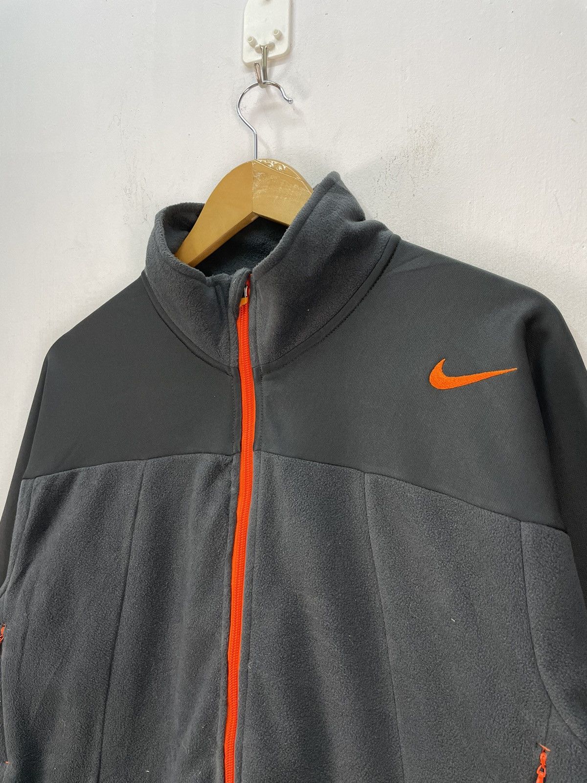 Nike Nike Fleece Jacket Therma-Fit Colorblock Grey Size US L / EU 52-54 / 3 - 3 Thumbnail