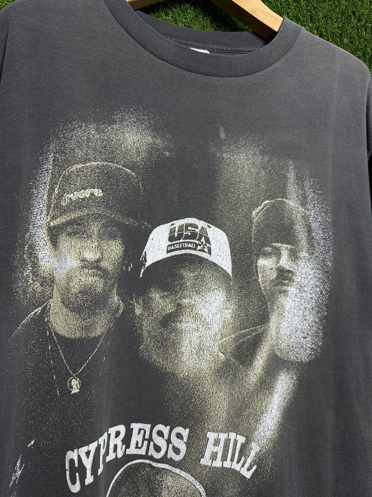 Vintage 🚨Vintage Cypress Hill Somethin For The Blunted 1992 T-shirt Size US L / EU 52-54 / 3 - 5 Thumbnail