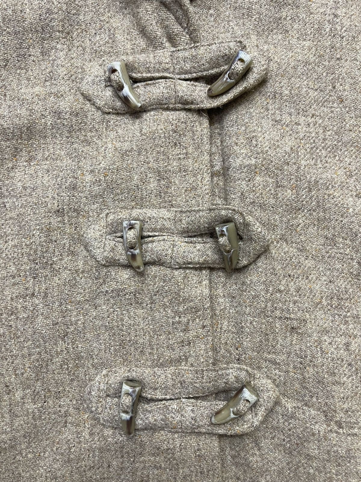 Harris Tweed RARE!!! Oversize Harris Tweed Duffle Coat Jacket Size US M / EU 48-50 / 2 - 10 Thumbnail