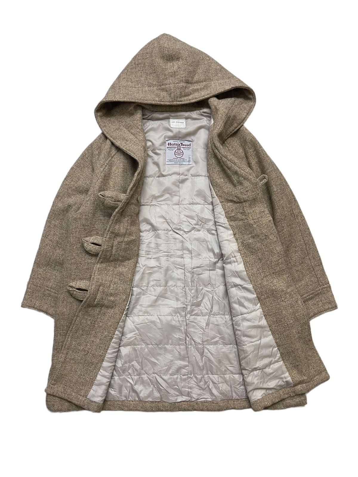 Harris Tweed RARE!!! Oversize Harris Tweed Duffle Coat Jacket Size US M / EU 48-50 / 2 - 4 Thumbnail