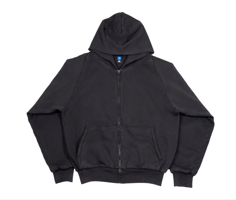 gap-yeezy-gap-hoodie-mens-size-l-zip-unreleased-season-black-grailed