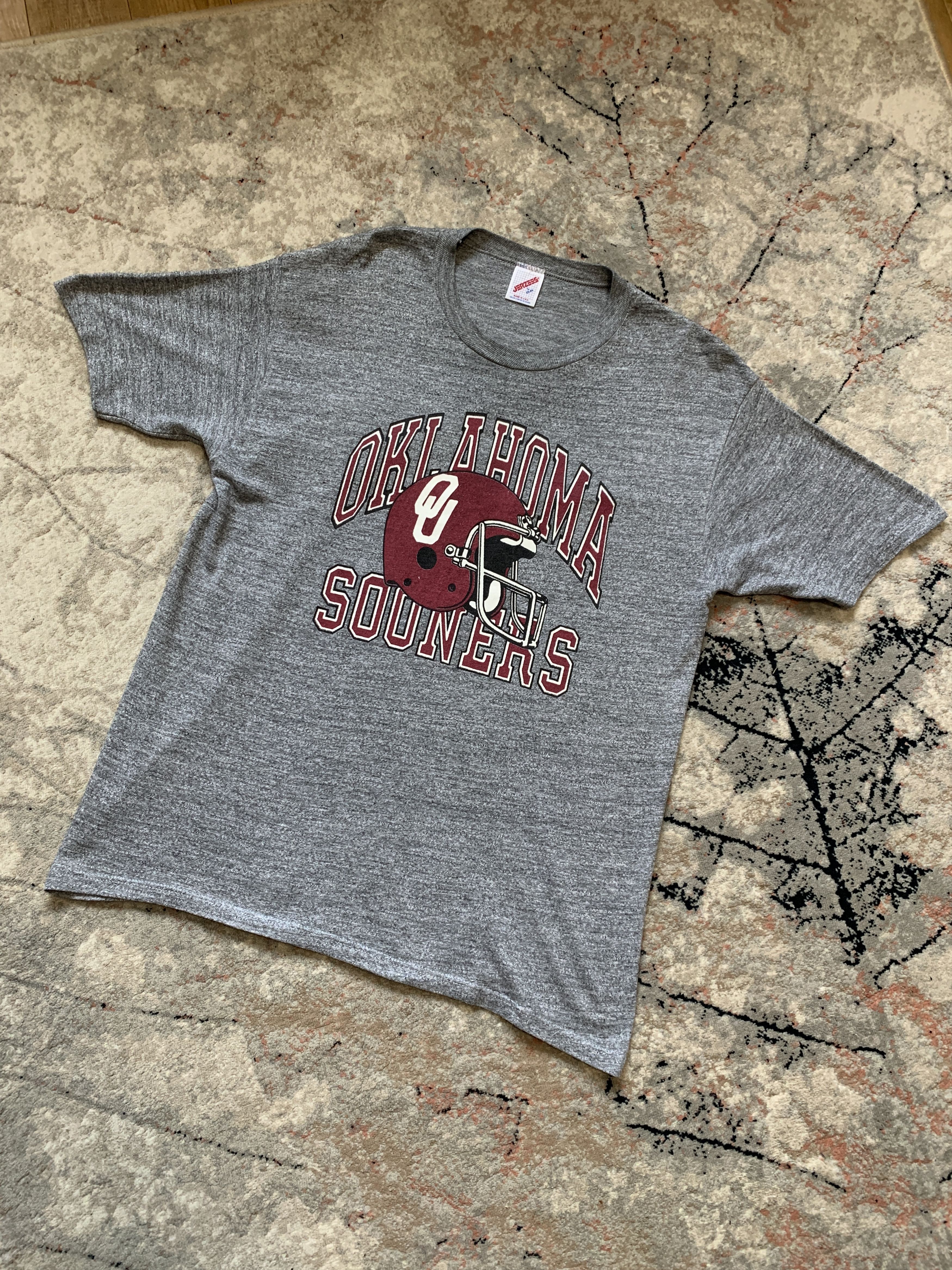 NCAA × Vintage Vintage Oklahoma Sooners T-Shirt Made In USA Size US L / EU 52-54 / 3 - 1 Thumbnail