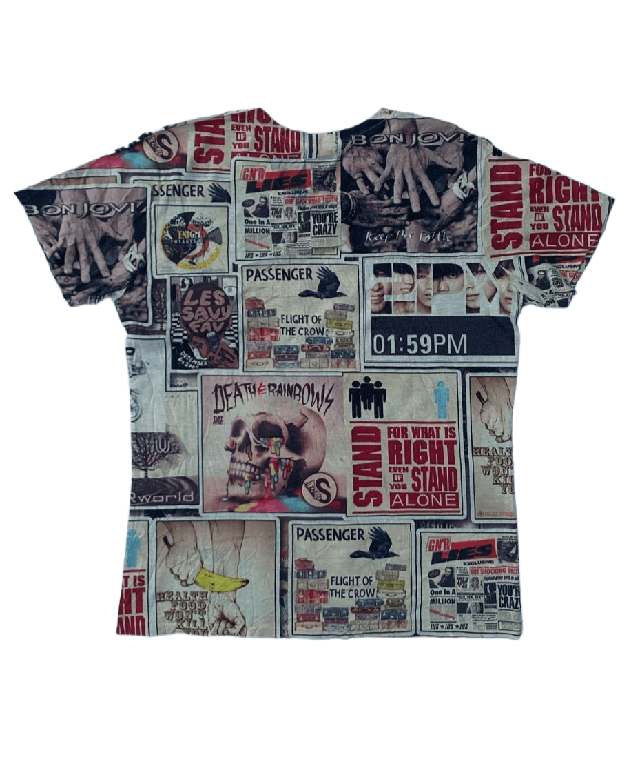just Cavalli Newspaper Pattern