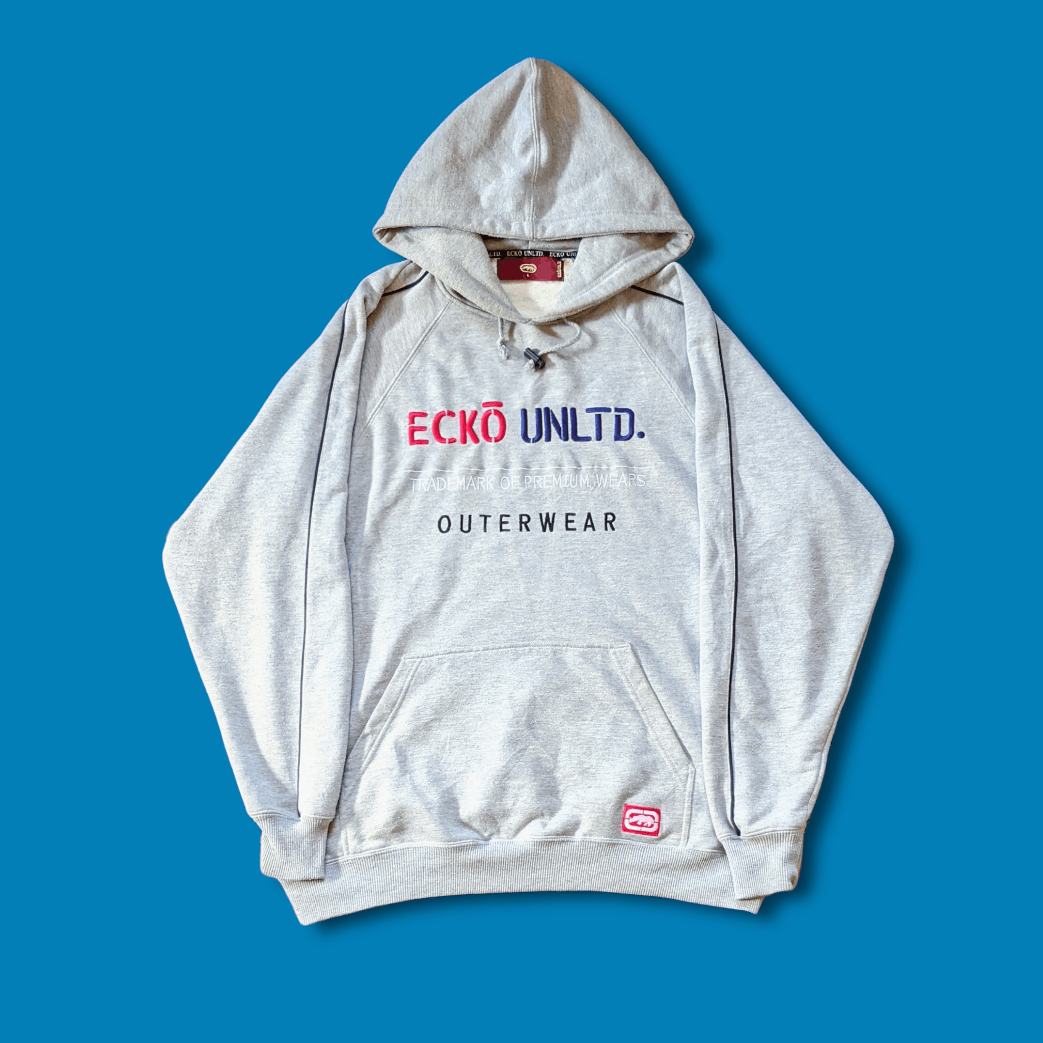 Ecko Unltd. × Marc Ecko × Vintage Vintage Ecko Unltd Rhino Graffiti Logo Pullover Hoodie Size US L / EU 52-54 / 3 - 2 Thumbnail