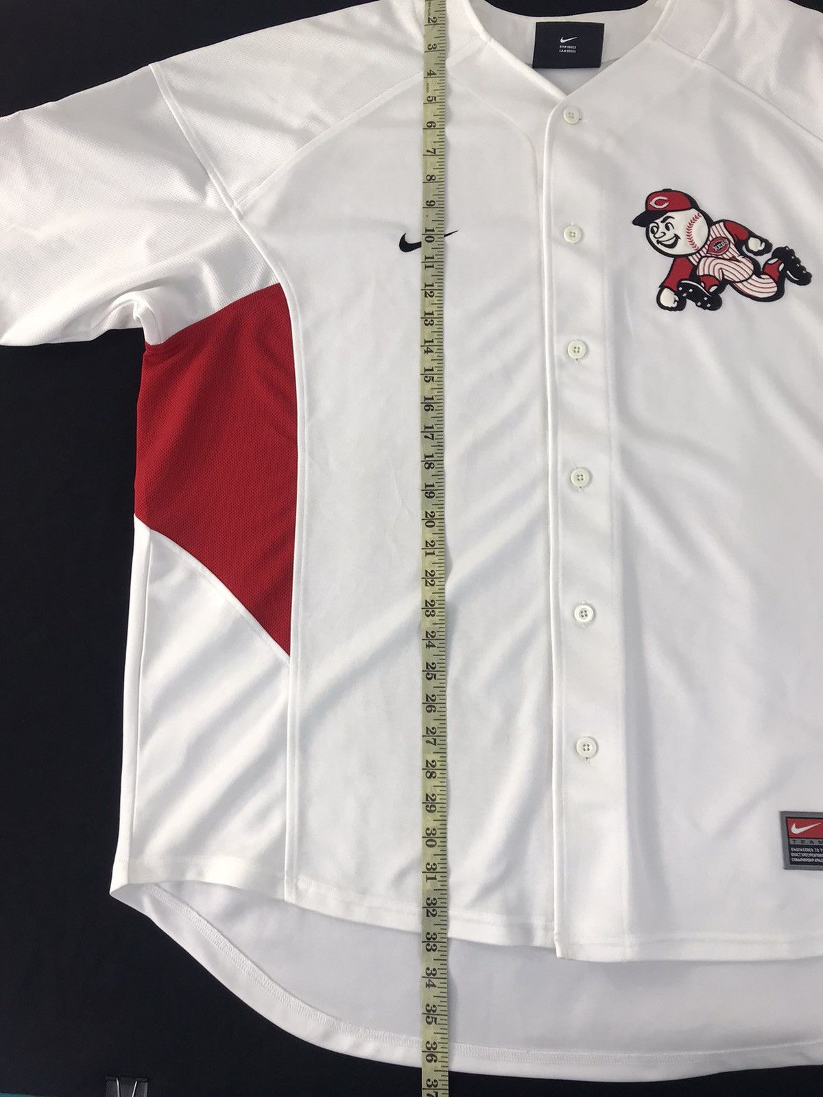MLB × Nike MLB Players Jerseys Cincinati Reds Merch Button Jerseys Tee Size US XXL / EU 58 / 5 - 13 Thumbnail