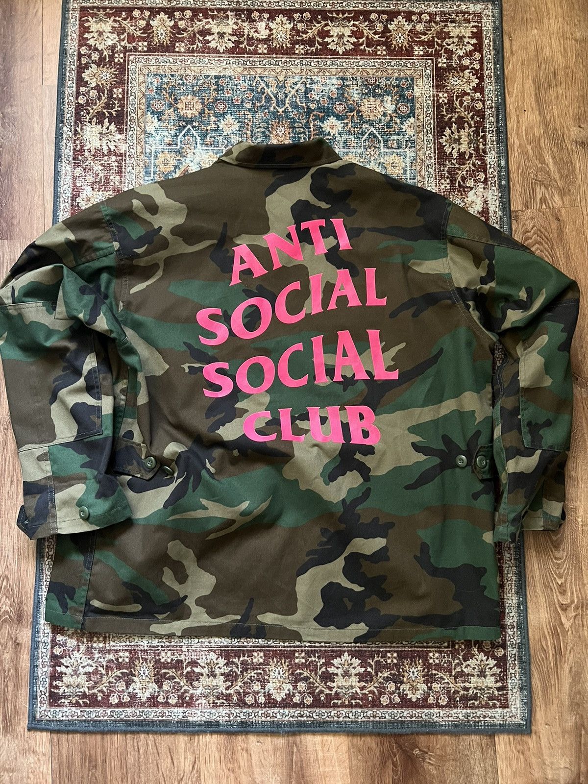 Anti Social Social Club Camo Jacket | Grailed