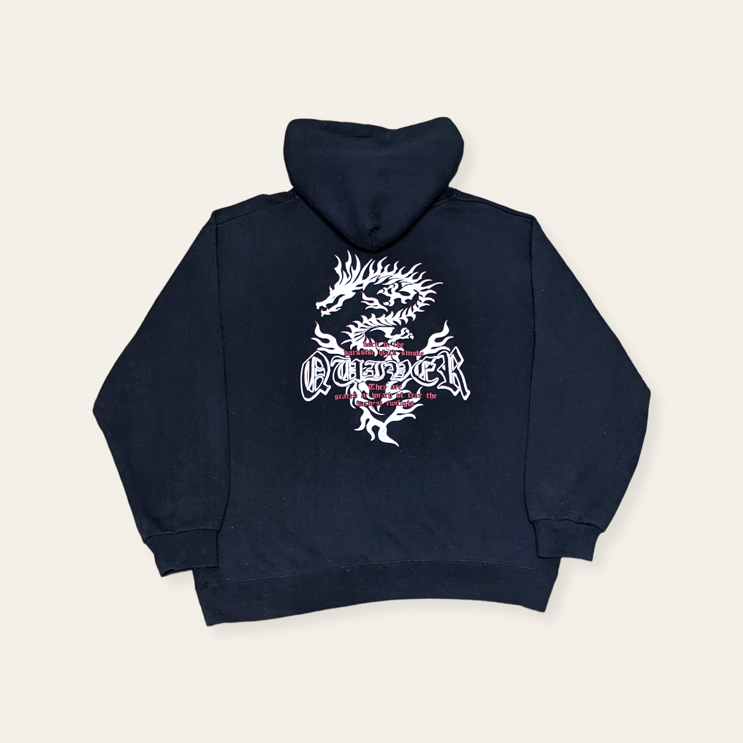 Japanese Brand × Seditionaries × Vintage Vintage 90s Japanese Streetwear Quiver Dragon Hoodie Size US M / EU 48-50 / 2 - 1 Thumbnail