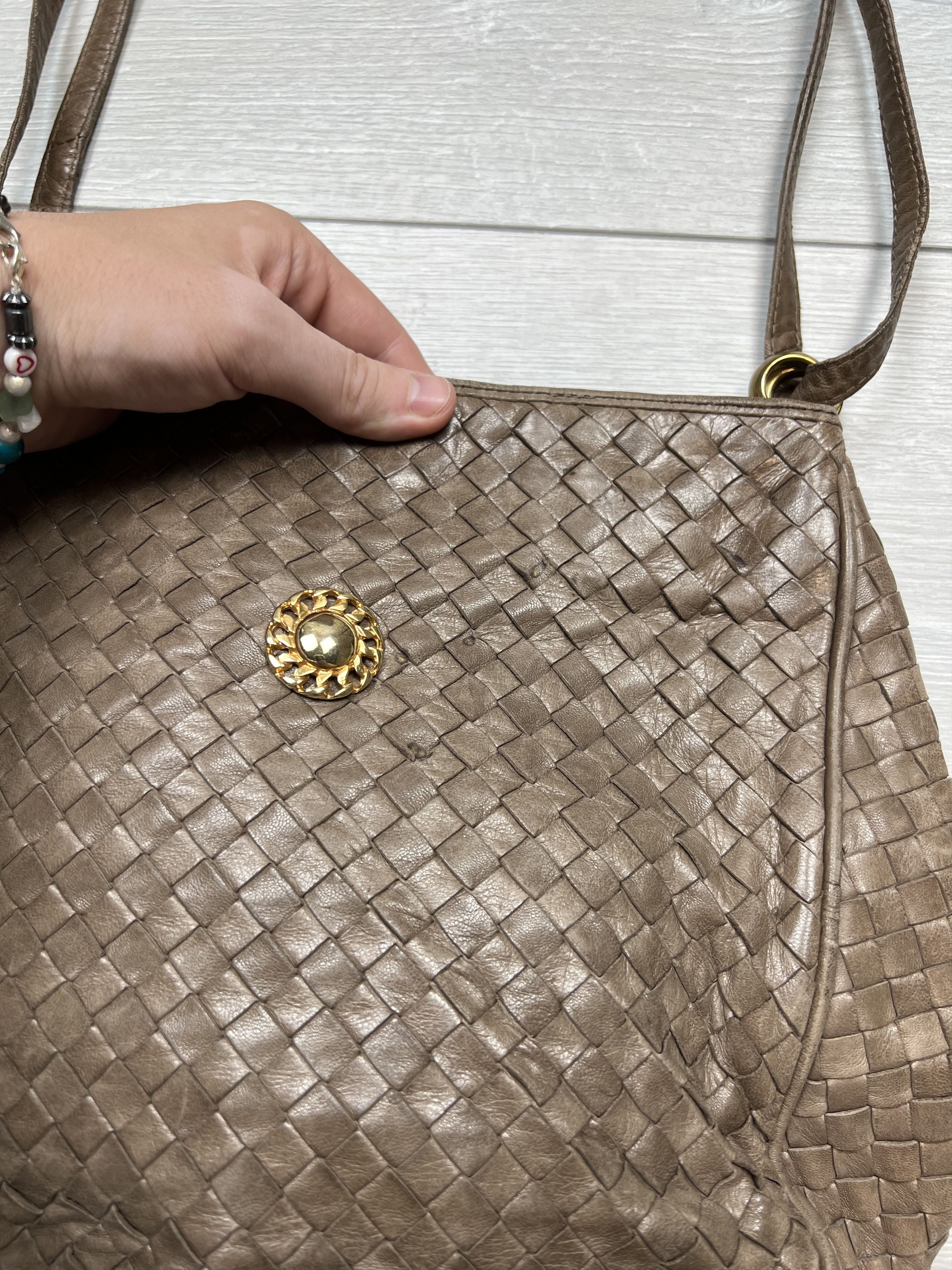 Bottega Veneta Bottega Veneta Woven Leather Handle Bag Size ONE SIZE - 2 Thumbnail