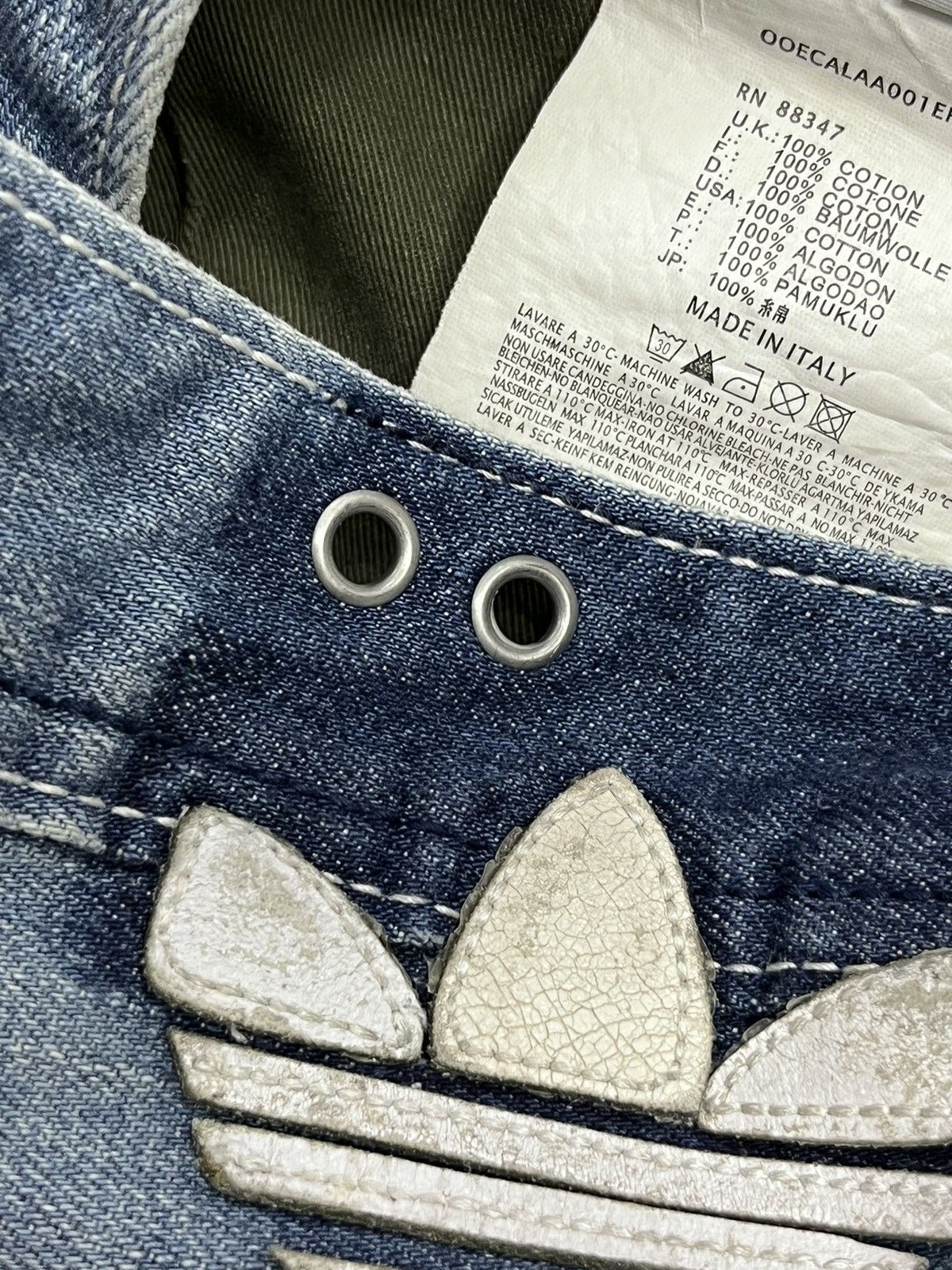 Adidas × Diesel 🔥VERY RARE🔥 MADE IN ITALY DIESEL x ADIDAS Denim Pants Size US 33 - 14 Thumbnail