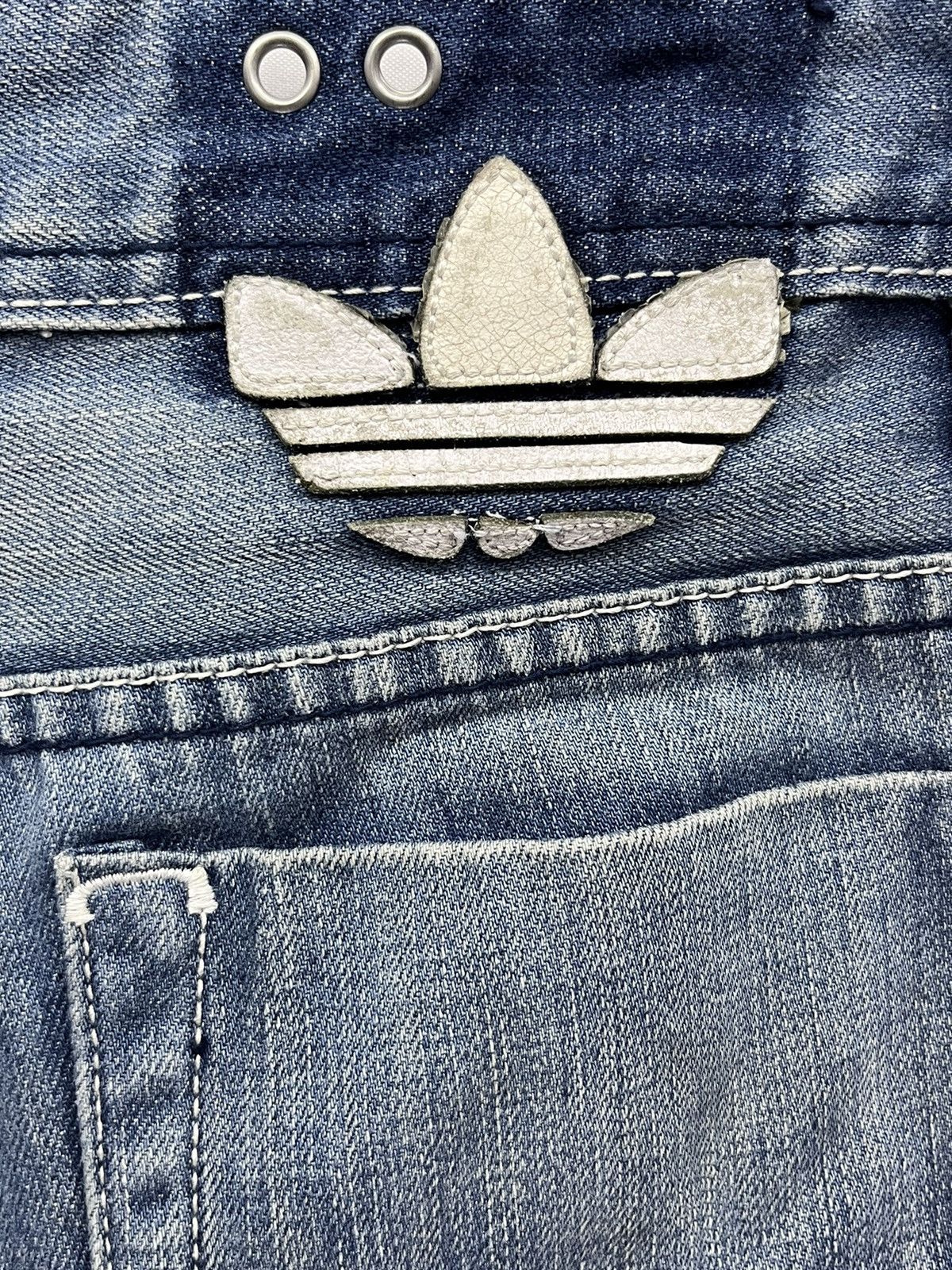 Adidas × Diesel 🔥VERY RARE🔥 MADE IN ITALY DIESEL x ADIDAS Denim Pants Size US 33 - 12 Thumbnail