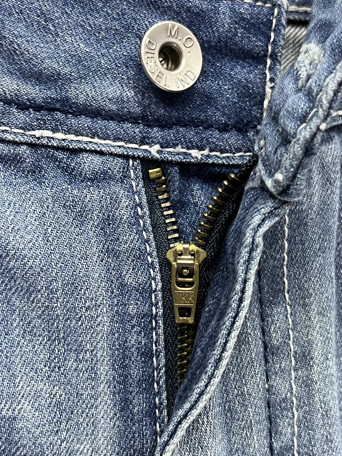 Adidas × Diesel 🔥VERY RARE🔥 MADE IN ITALY DIESEL x ADIDAS Denim Pants Size US 33 - 5 Thumbnail