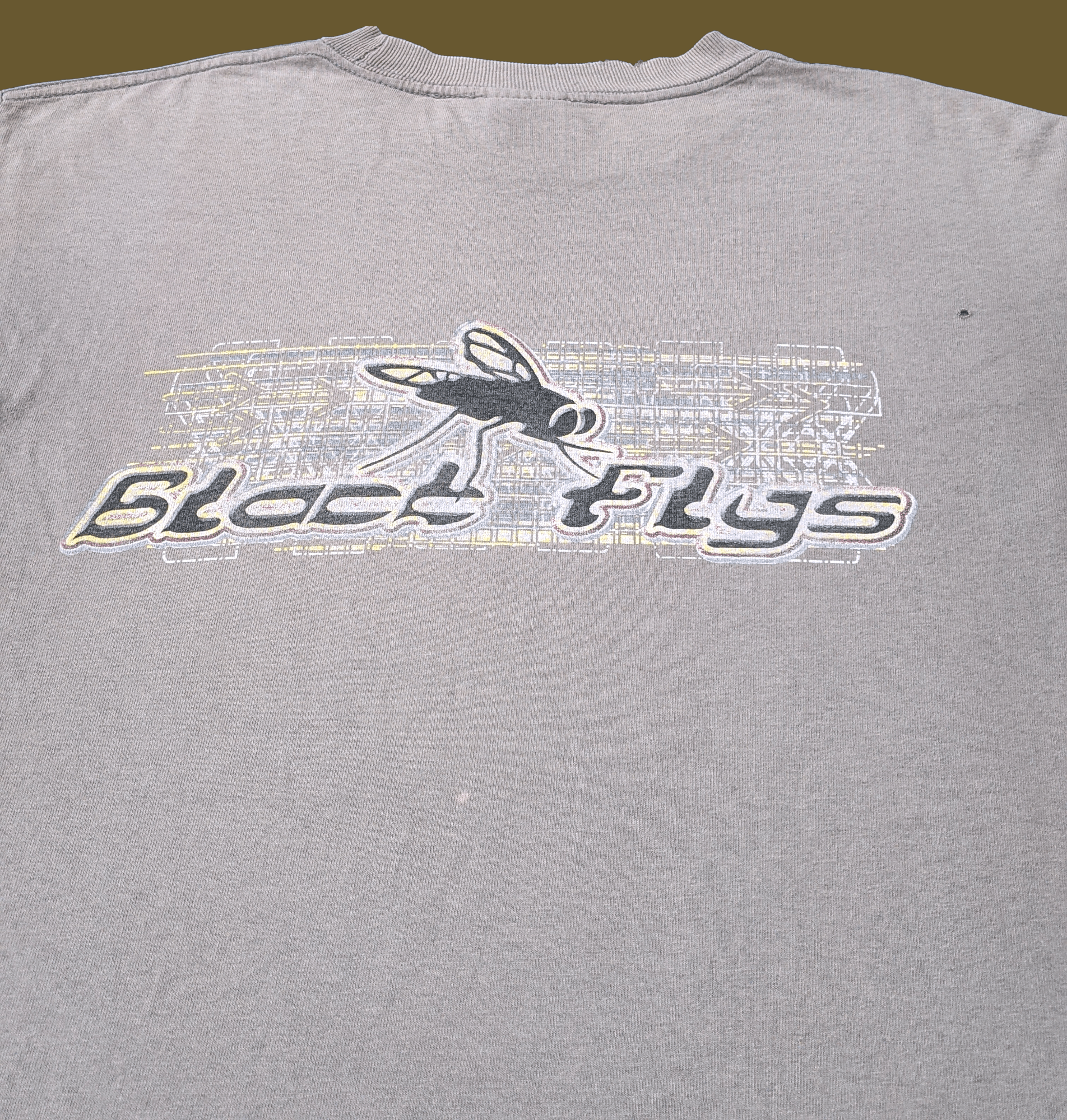 Vintage Vintage 90s Black Fly Skateboards Center Logo T shirt Size US M / EU 48-50 / 2 - 1 Thumbnail