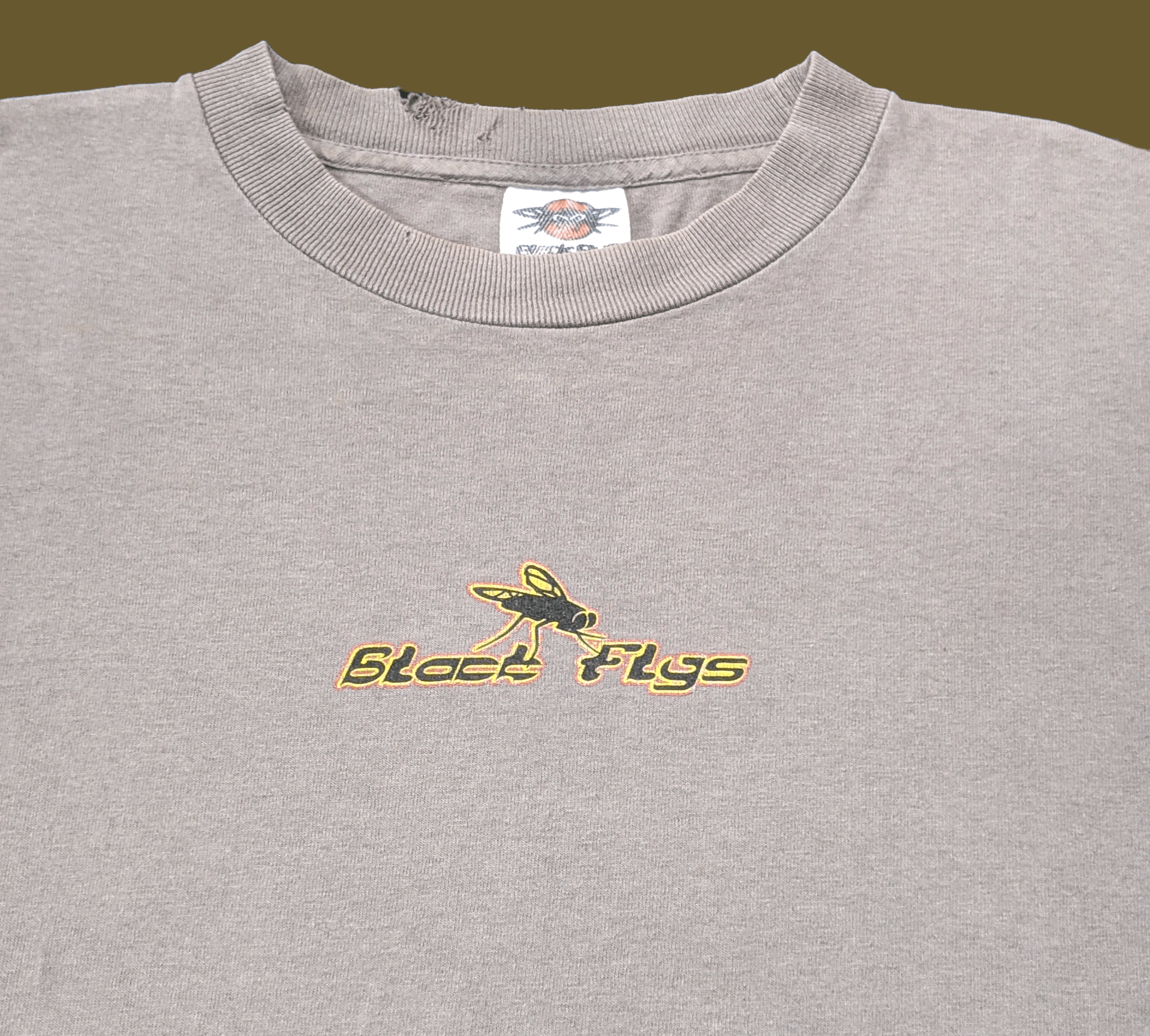 Vintage Vintage 90s Black Fly Skateboards Center Logo T shirt Size US M / EU 48-50 / 2 - 4 Thumbnail