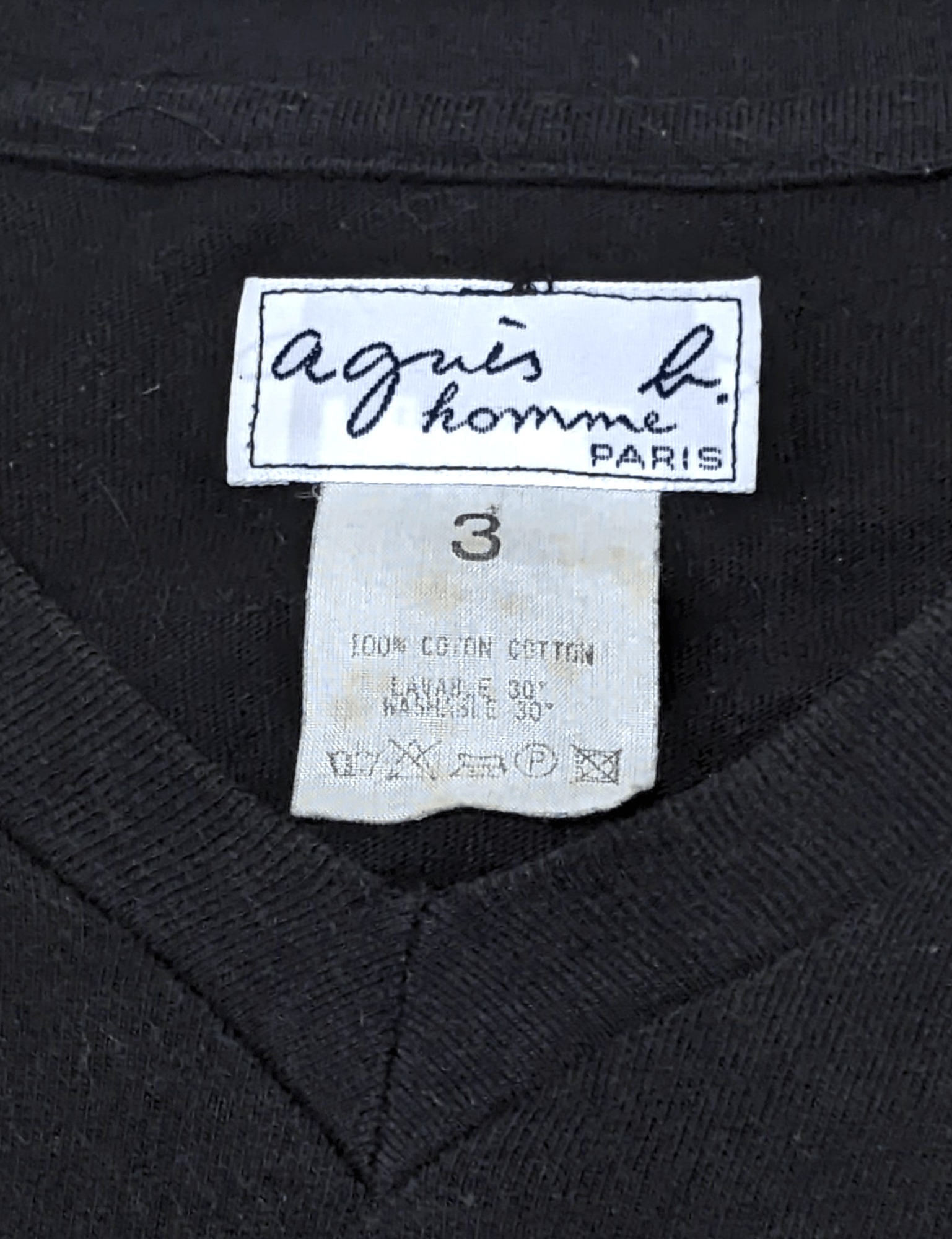 Vintage × agnes b. Vintage 80s / 90s Agnes B Blank Baggy Style T shirt Size US L / EU 52-54 / 3 - 6 Thumbnail