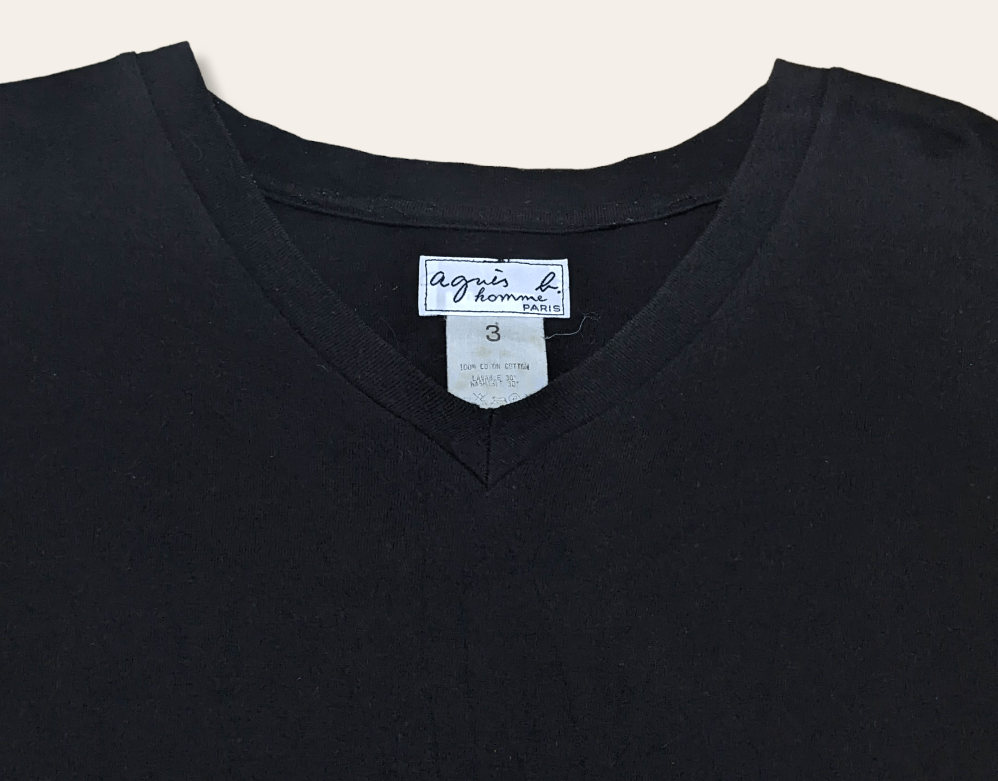 Vintage × agnes b. Vintage 80s / 90s Agnes B Blank Baggy Style T shirt Size US L / EU 52-54 / 3 - 3 Thumbnail