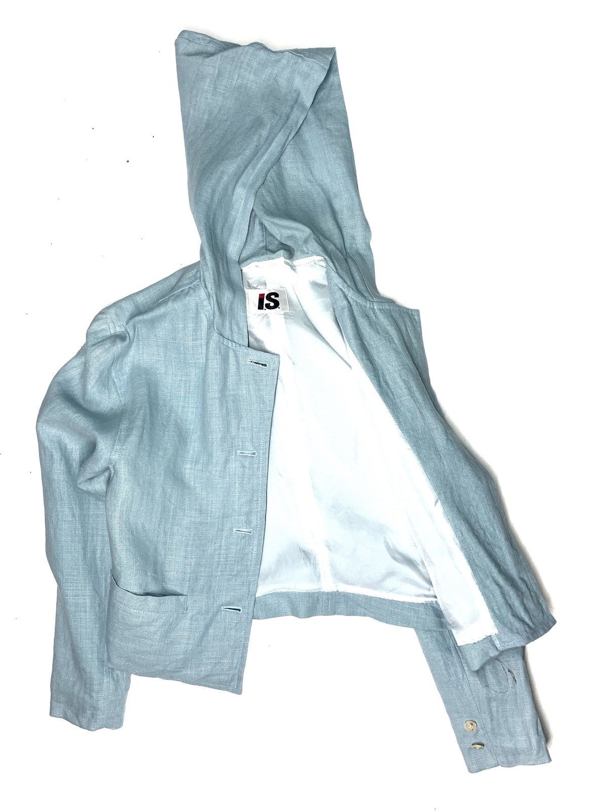 Issey Miyake × Japanese Brand × Tsumori Chisato RARE ‼️ Issey Miyake I.S Sport Cropped Vintage Linen Jacket Size US S / EU 44-46 / 1 - 5 Thumbnail