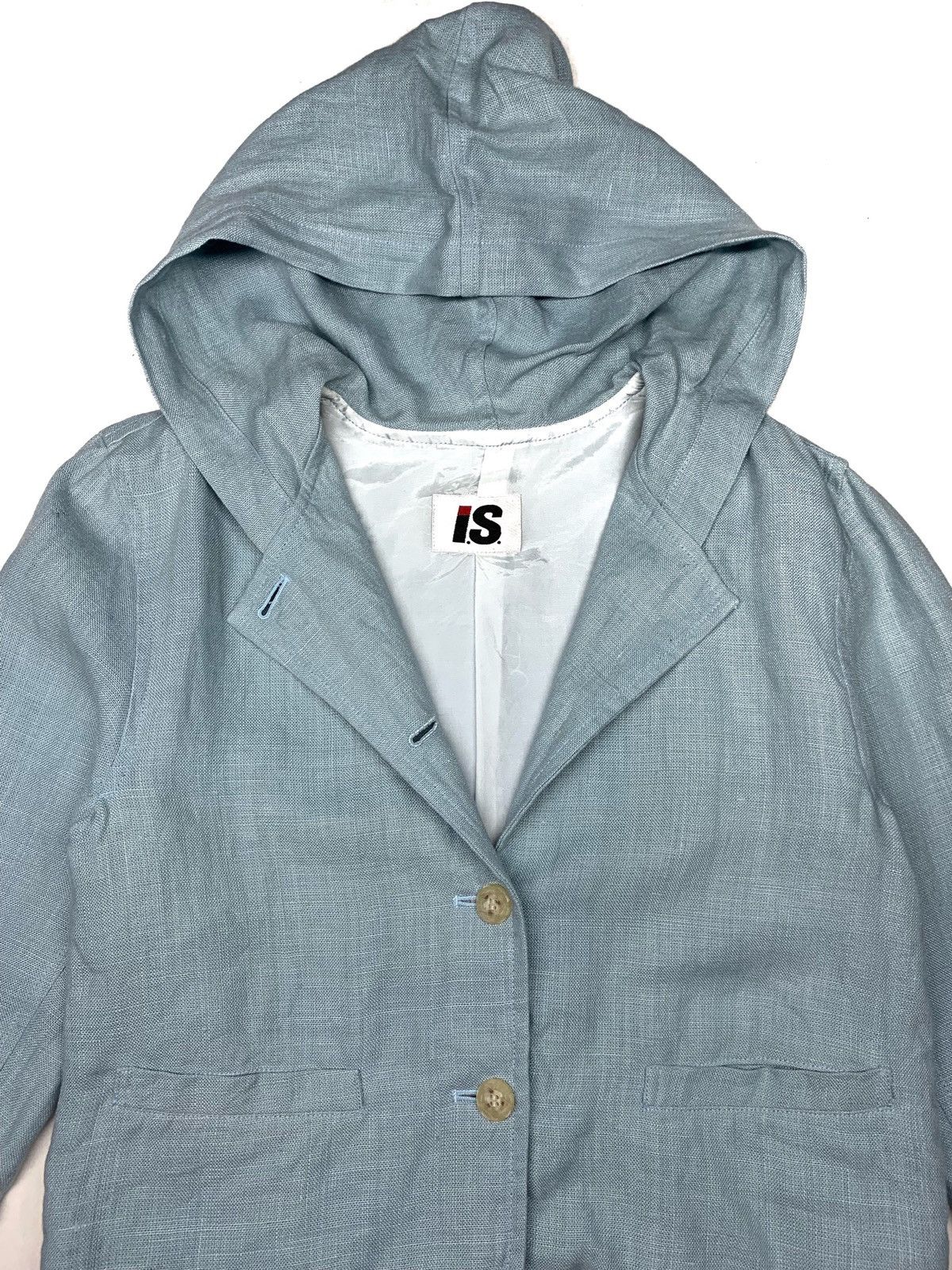 Issey Miyake × Japanese Brand × Tsumori Chisato RARE ‼️ Issey Miyake I.S Sport Cropped Vintage Linen Jacket Size US S / EU 44-46 / 1 - 3 Thumbnail