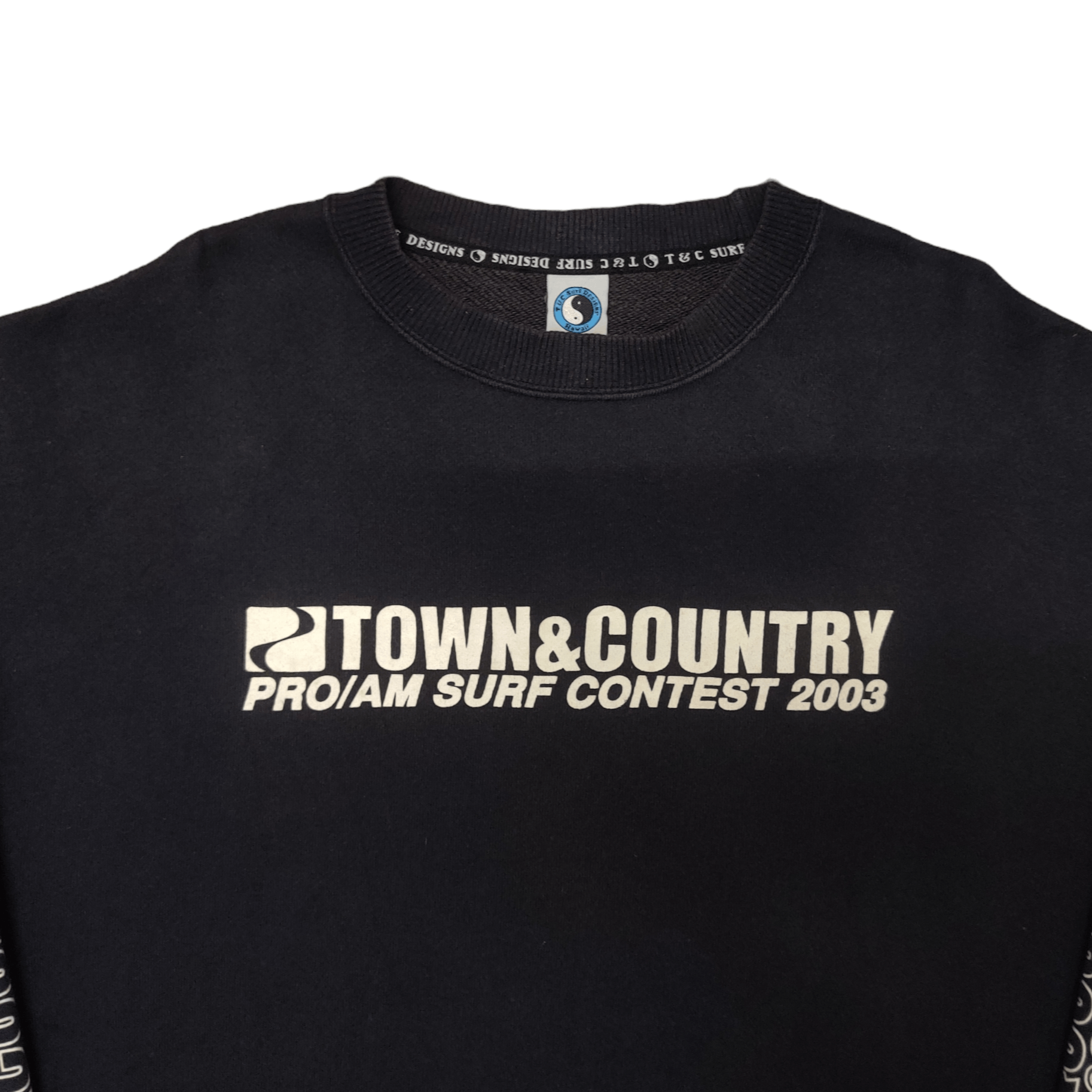Japanese Brand Vintage Town&Country Pro/Am Surf Contest 2003 Sweatshirt Size US L / EU 52-54 / 3 - 4 Thumbnail