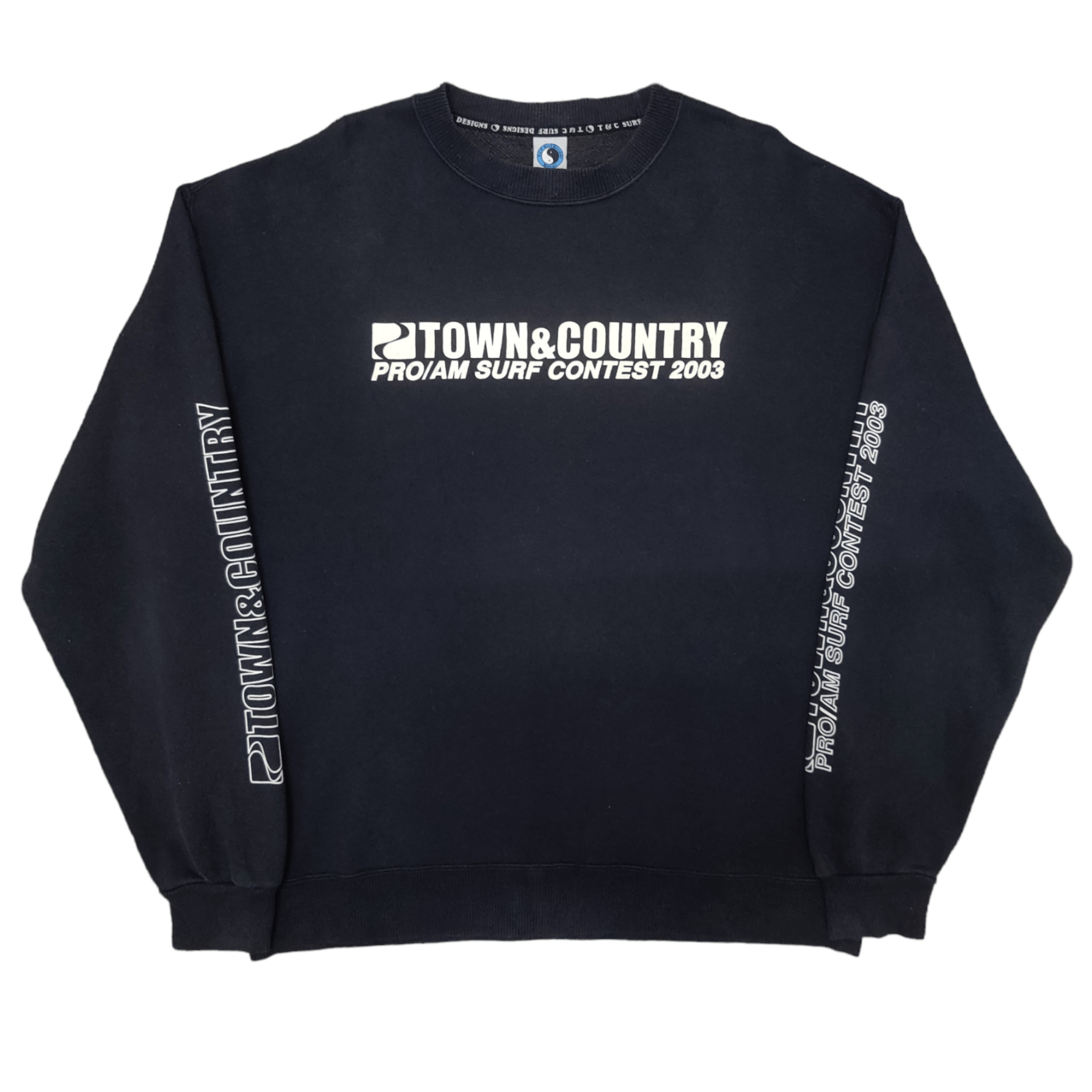 Japanese Brand Vintage Town&Country Pro/Am Surf Contest 2003 Sweatshirt Size US L / EU 52-54 / 3 - 3 Thumbnail