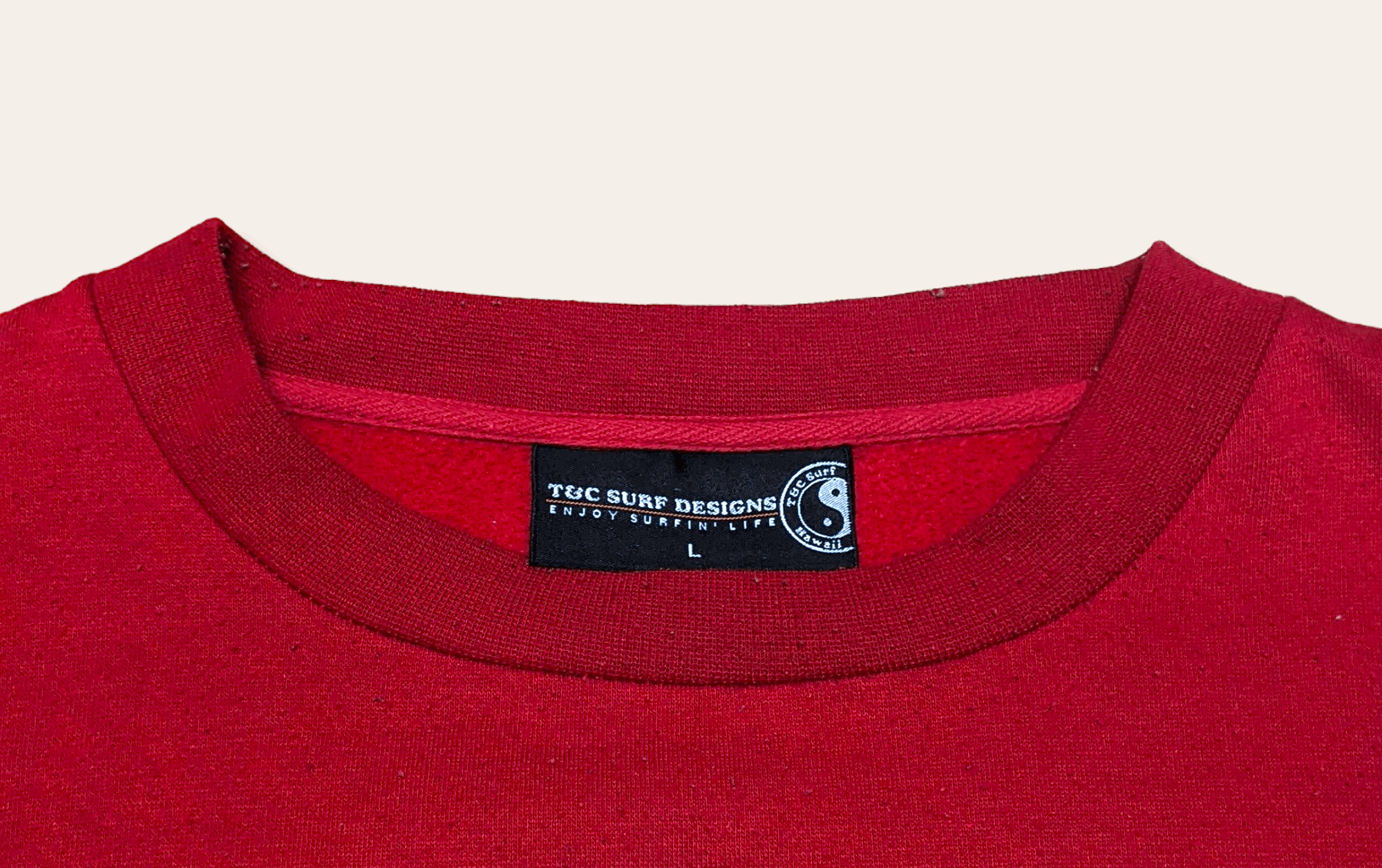 Billabong × Vintage Vintage 90s T&C Town & Country Surf Ying Yang Sweatshirt Size US L / EU 52-54 / 3 - 8 Thumbnail