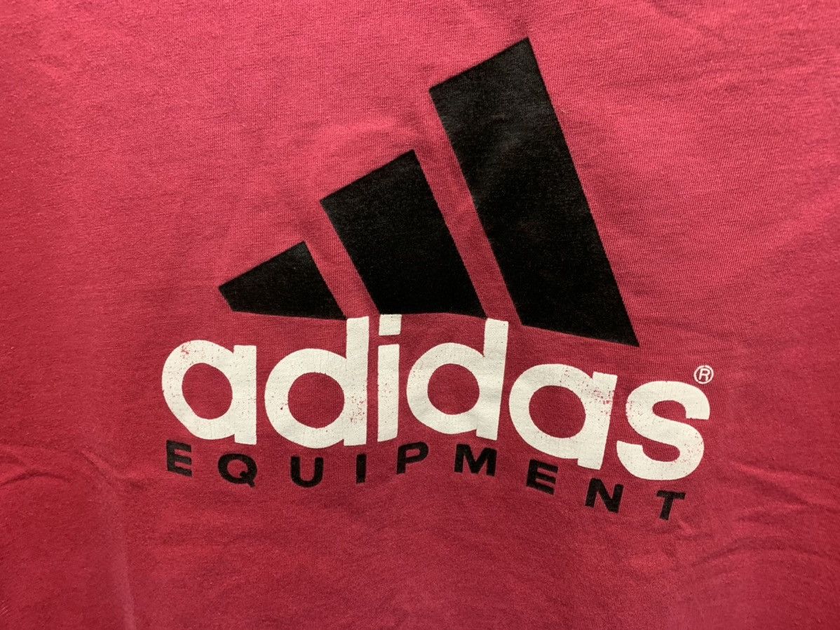 Adidas Adidas equipment vintage 1990 big logo t-shirt M sz Size US M / EU 48-50 / 2 - 6 Thumbnail
