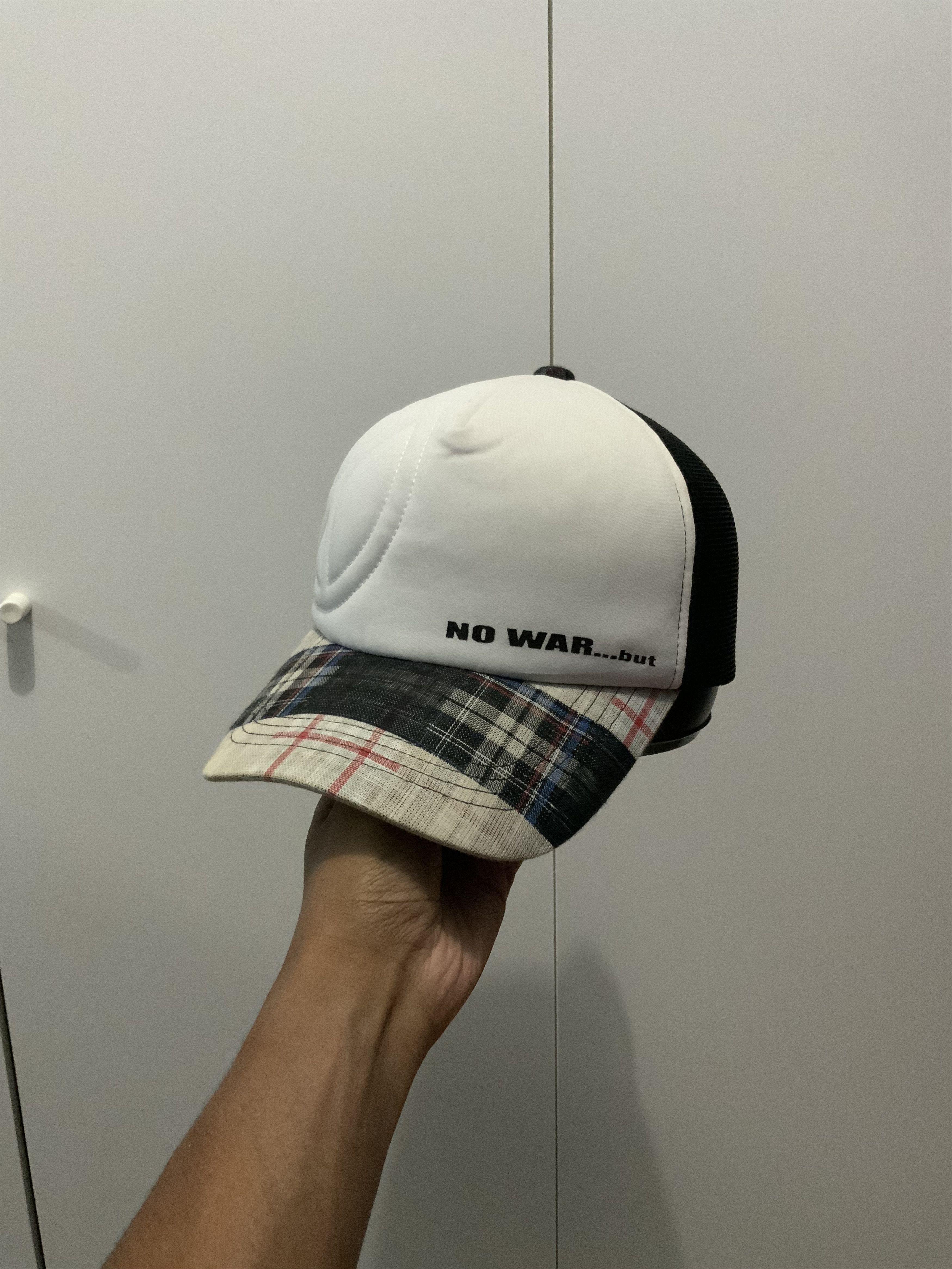 If Six Was Nine No War but Peace for Peaple Trucker Hat Size ONE SIZE - 3 Thumbnail
