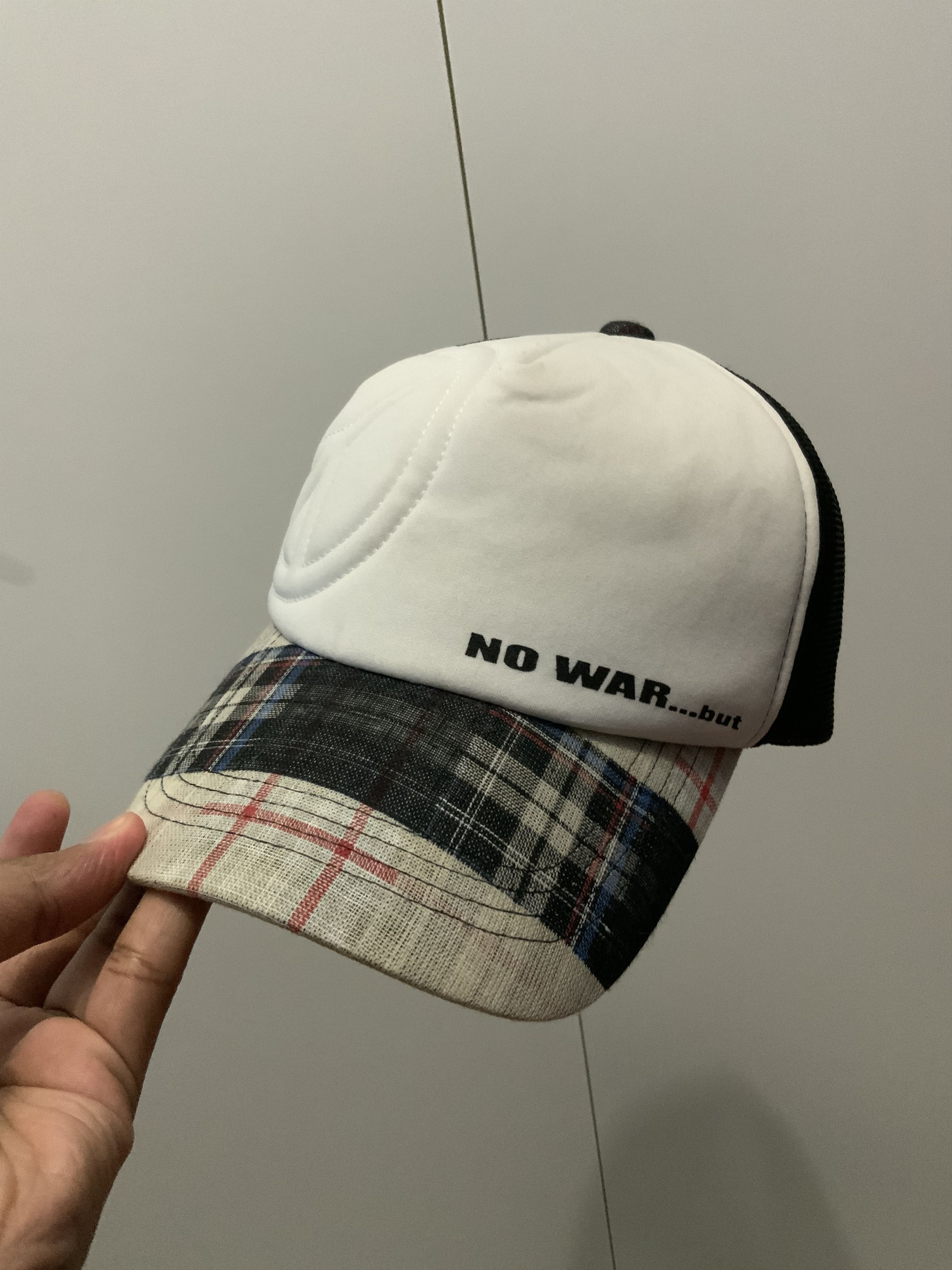 If Six Was Nine No War but Peace for Peaple Trucker Hat Size ONE SIZE - 13 Thumbnail