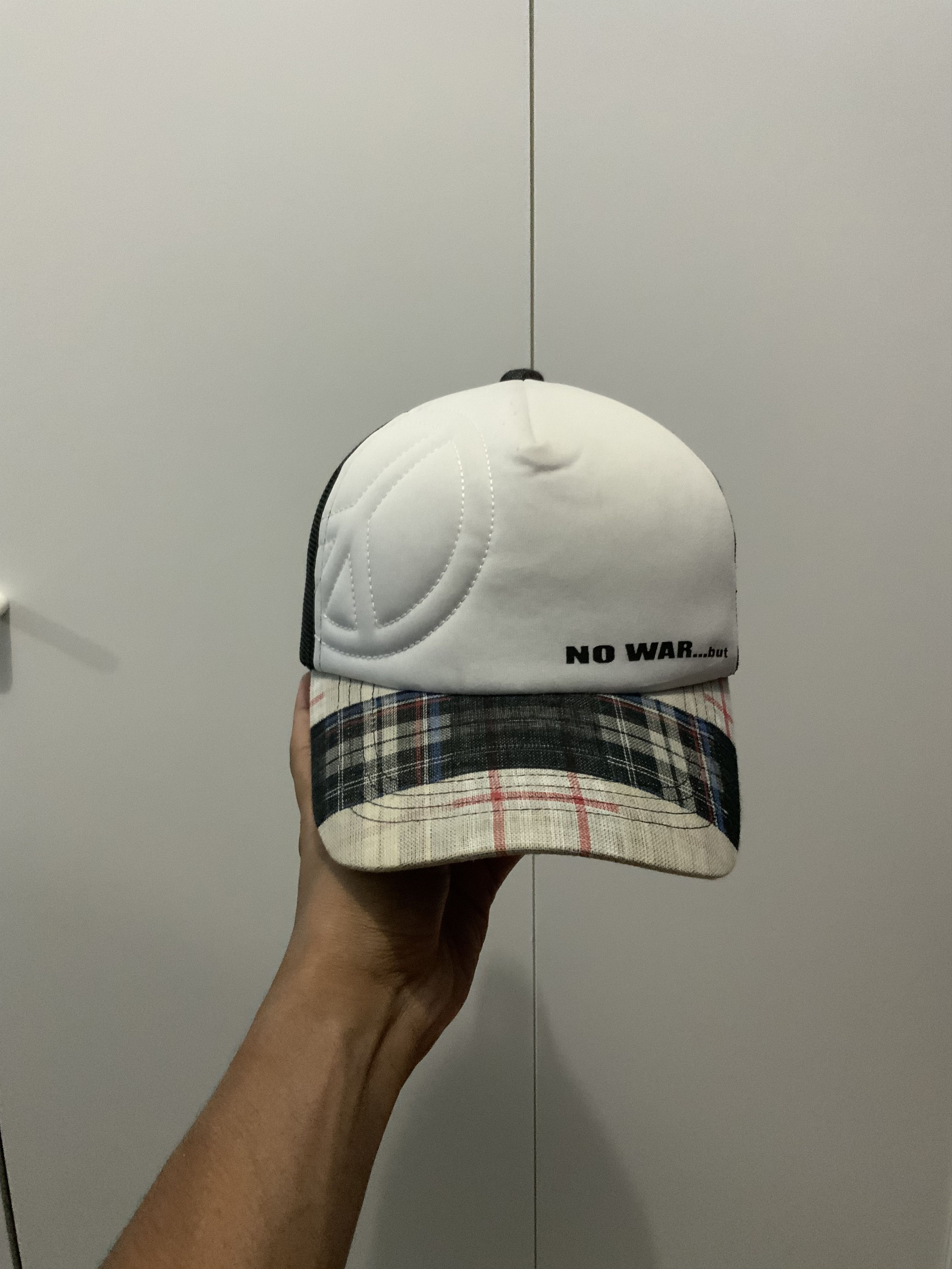 If Six Was Nine No War but Peace for Peaple Trucker Hat Size ONE SIZE - 1 Thumbnail