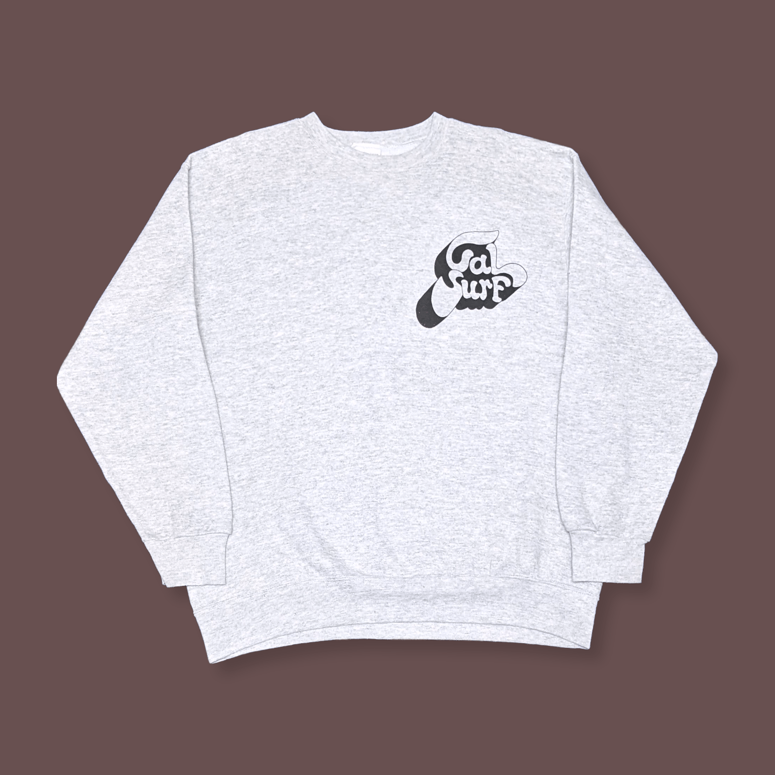 Billabong × Vintage Vintage 90s Cal Surf Surfboard Water Power Tultex Sweatshirt Size US L / EU 52-54 / 3 - 2 Thumbnail