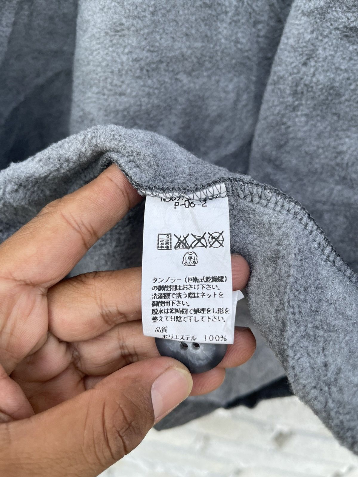 Issey Miyake × Vintage Vintage IM Product by Issey Miyake Fleece Buttoned Jacket Size US M / EU 48-50 / 2 - 10 Thumbnail