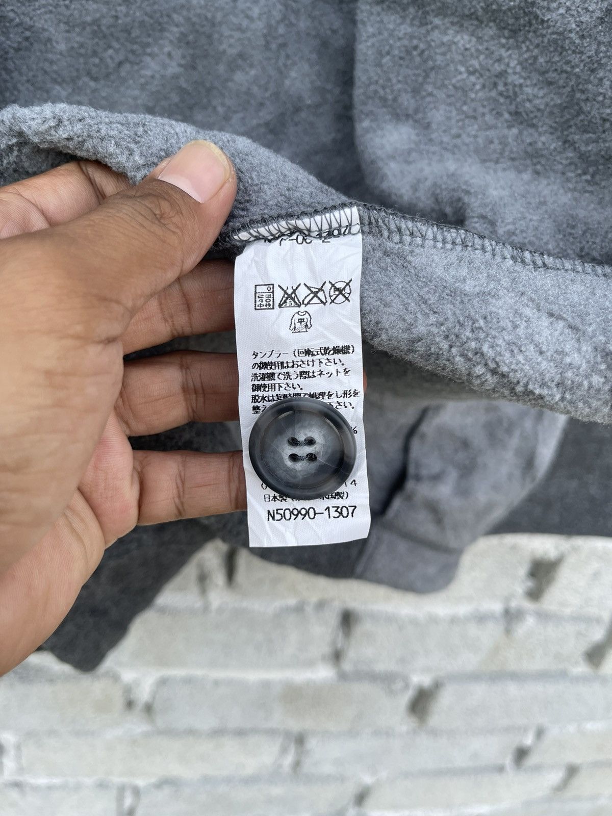 Issey Miyake × Vintage Vintage IM Product by Issey Miyake Fleece Buttoned Jacket Size US M / EU 48-50 / 2 - 9 Thumbnail