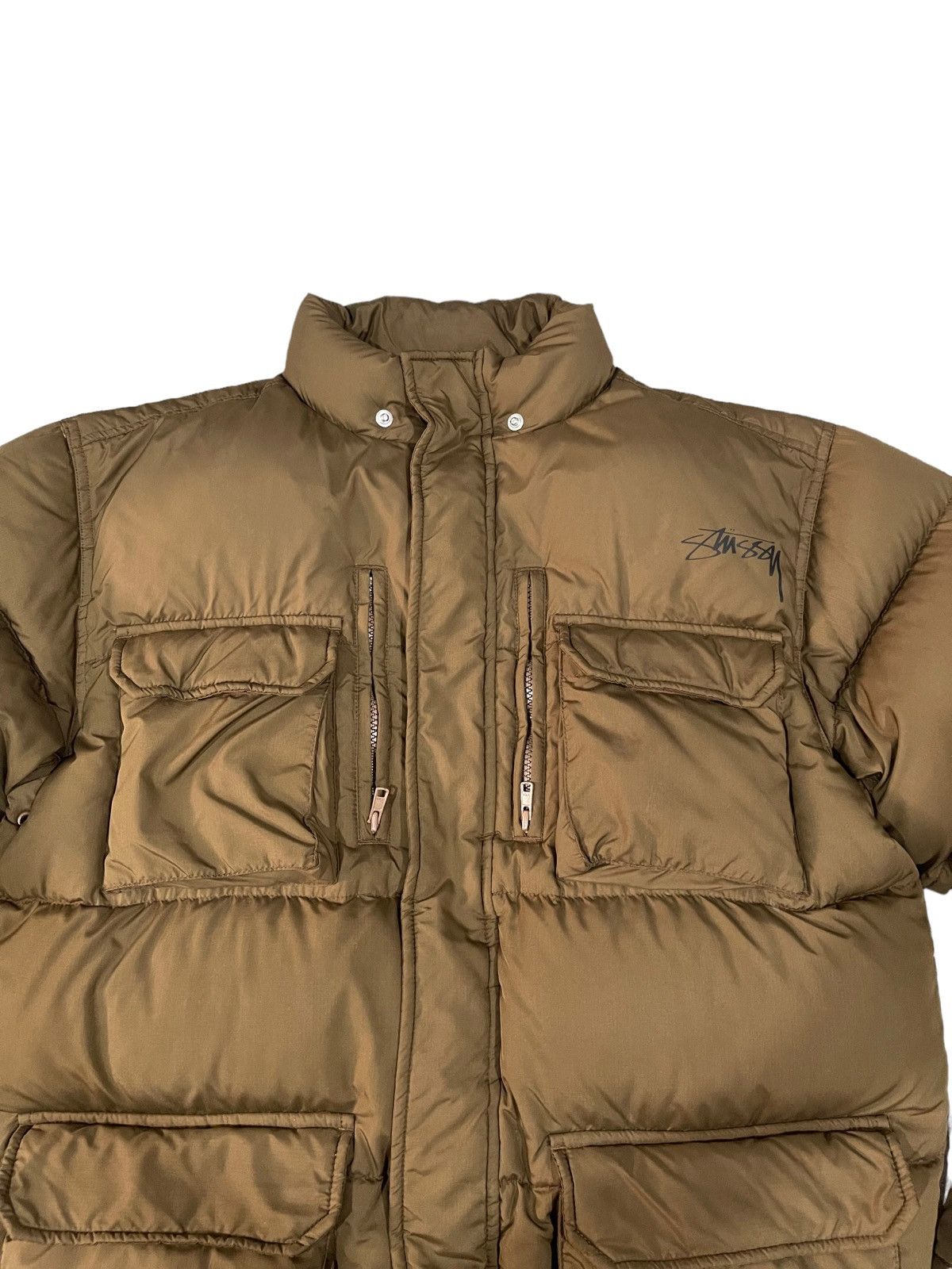 Vintage Stussy Multipocket Down Puffer Jacket ! Rare main image 11